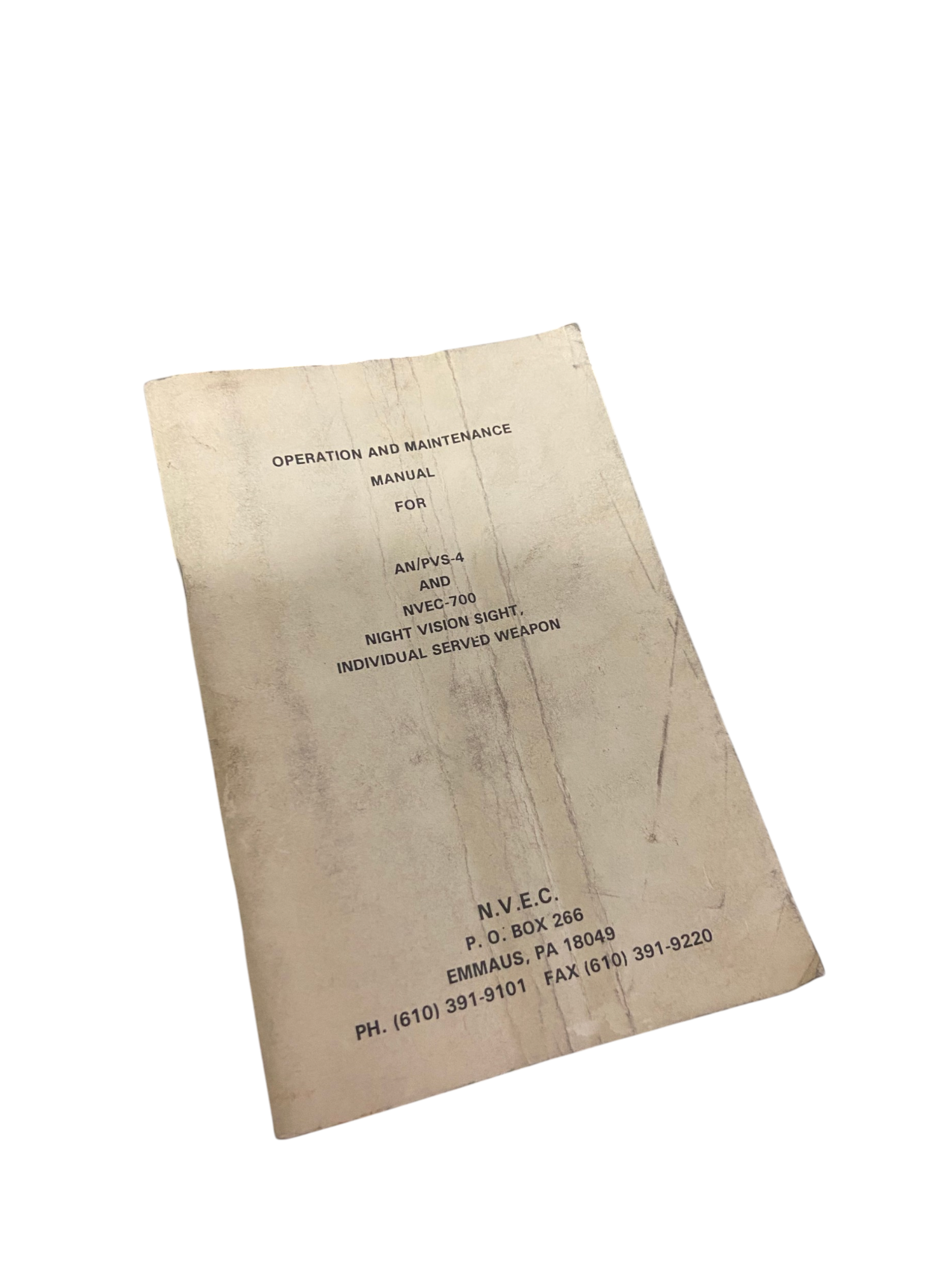 U.S. Armed Forces AN/PVS-4 Night Vision Manual