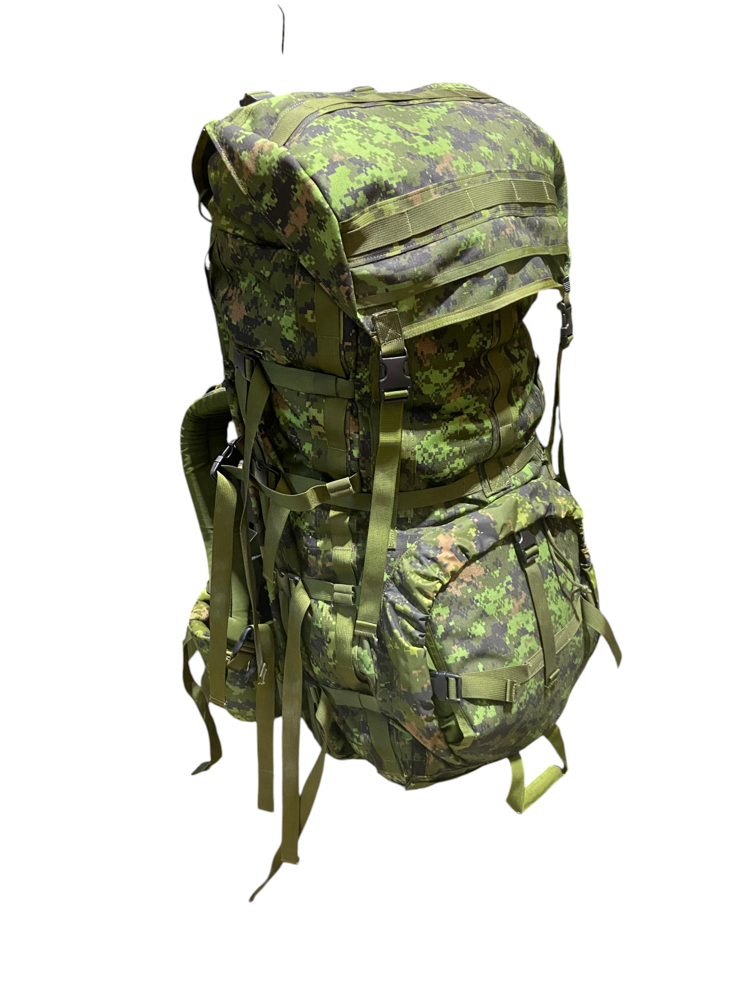 Canadian Armed Forces CADPAT CTS Large Ruck W/Hip Belt & Spare Straps