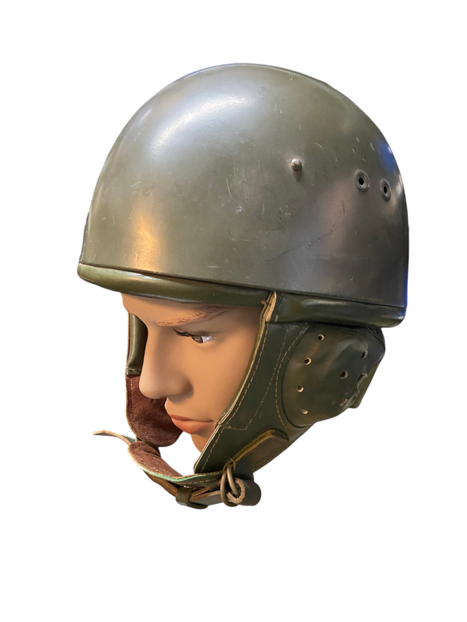 Polish People's Army Wz.63 Paratrooper Helmet - Dated 1977
