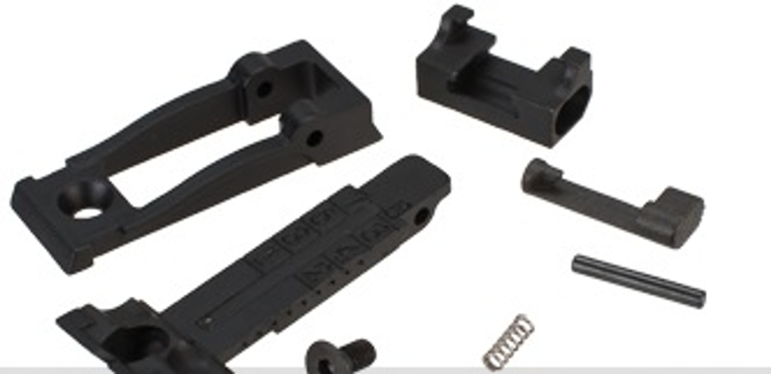WE-Tech Replacement Rear Sight For P08 Series Airsoft GBB Pistols - Black