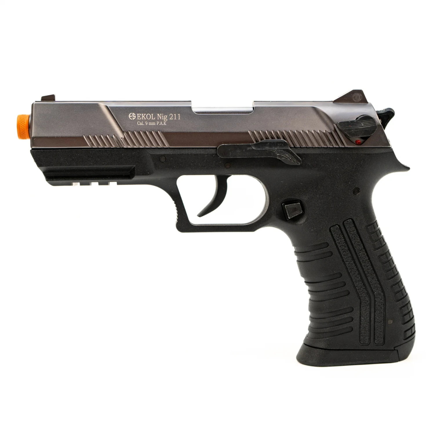 EKOL NIG211 Semi-Automatic Front Firing Blank Pistol 9mm PAK
