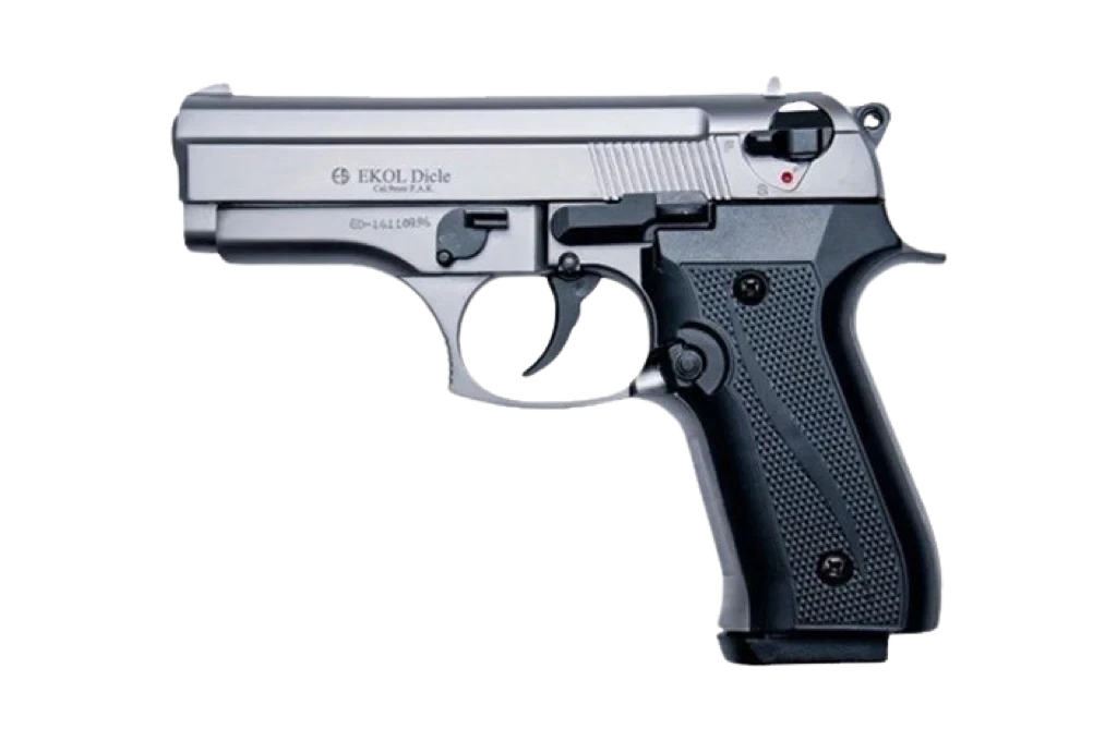 EKOL Dicle Semi-Automatic Front Firing Blank Pistol Fume 9mm PAK