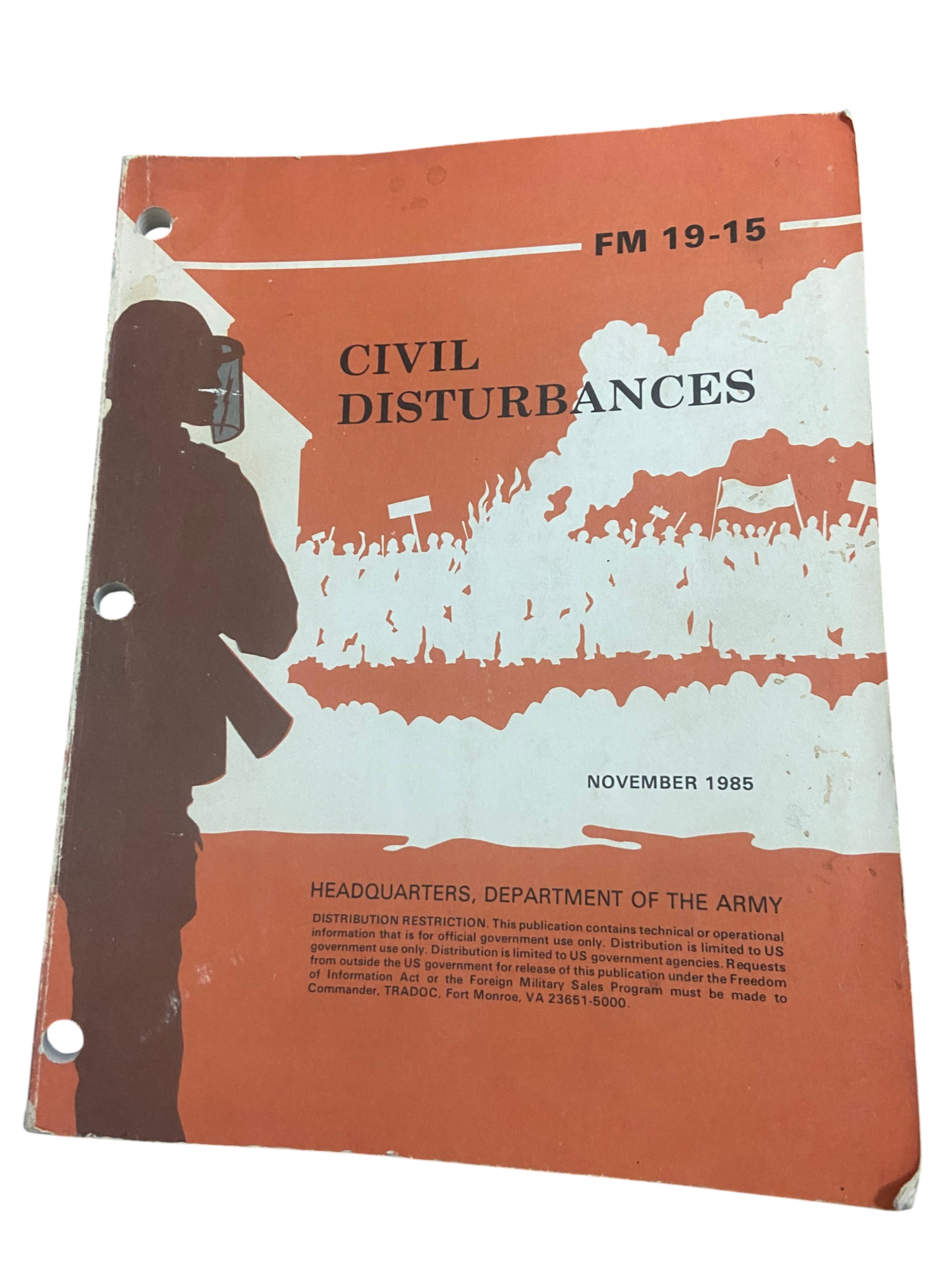 U.S. Army Civil Disturbances FM 19-15 Book