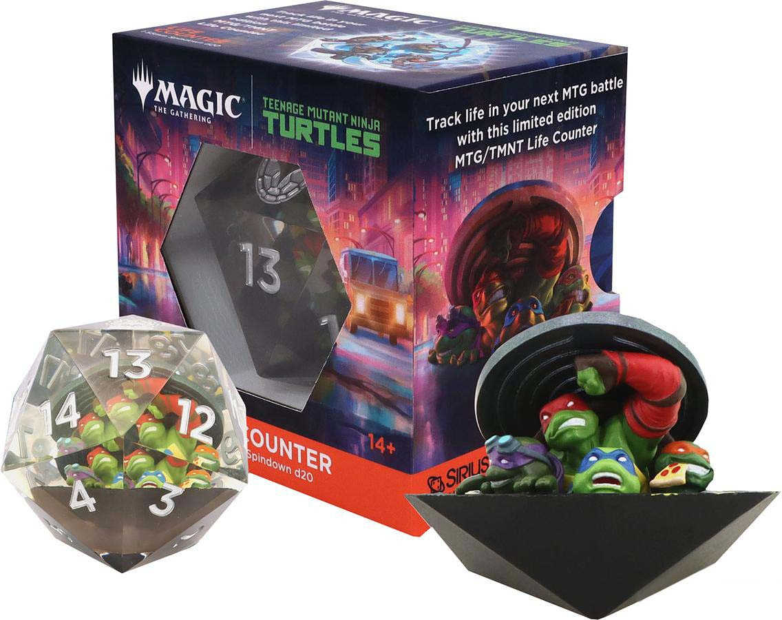 Sirius Dice x Magic: The Gathering x Teenage Mutant Ninja Turtles 55mm Spindown Life Counter