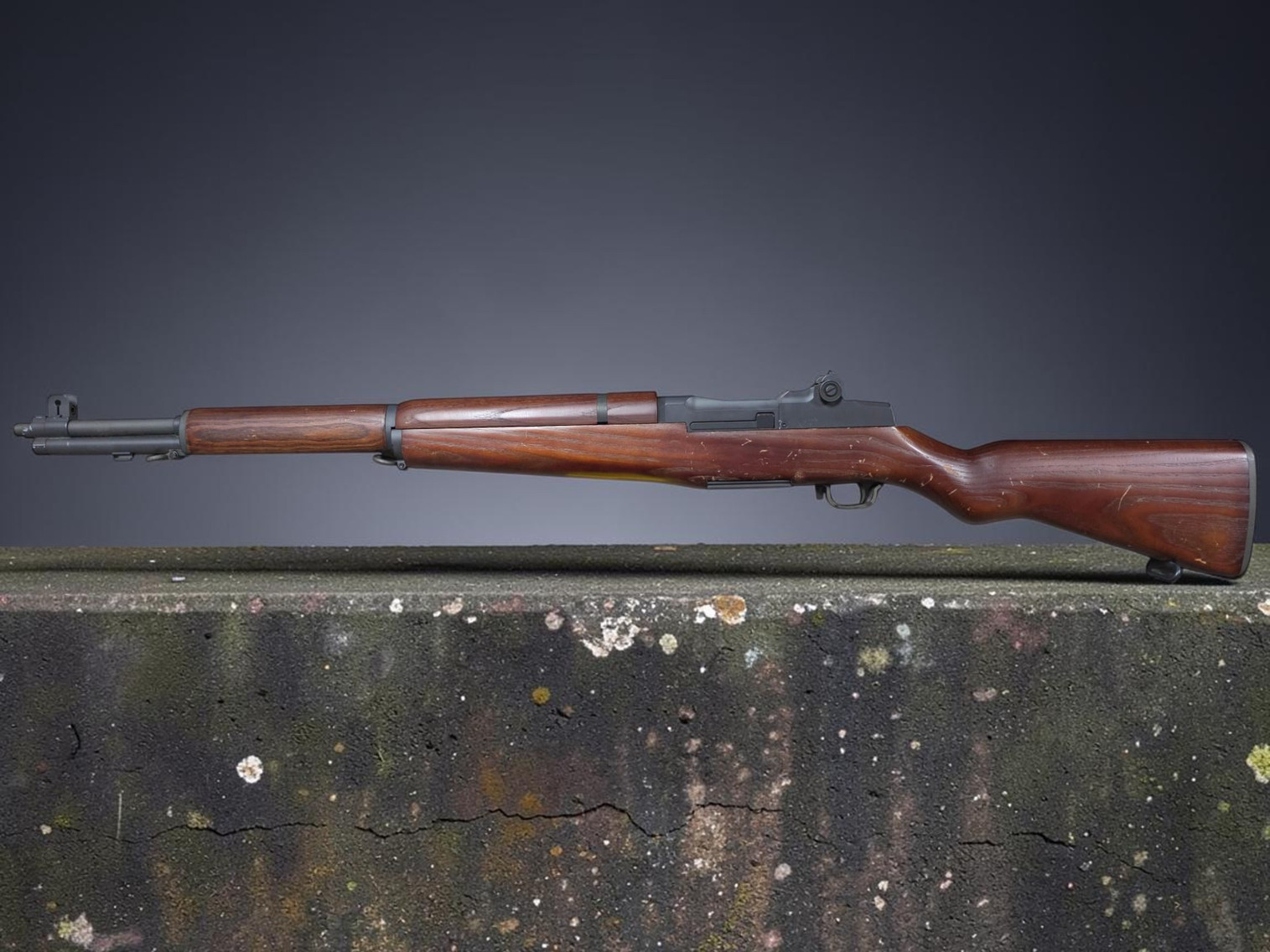 G&G M1 Garand Full Size Airsoft AEG Rifle with Real Wood Stock - USEDⓈ