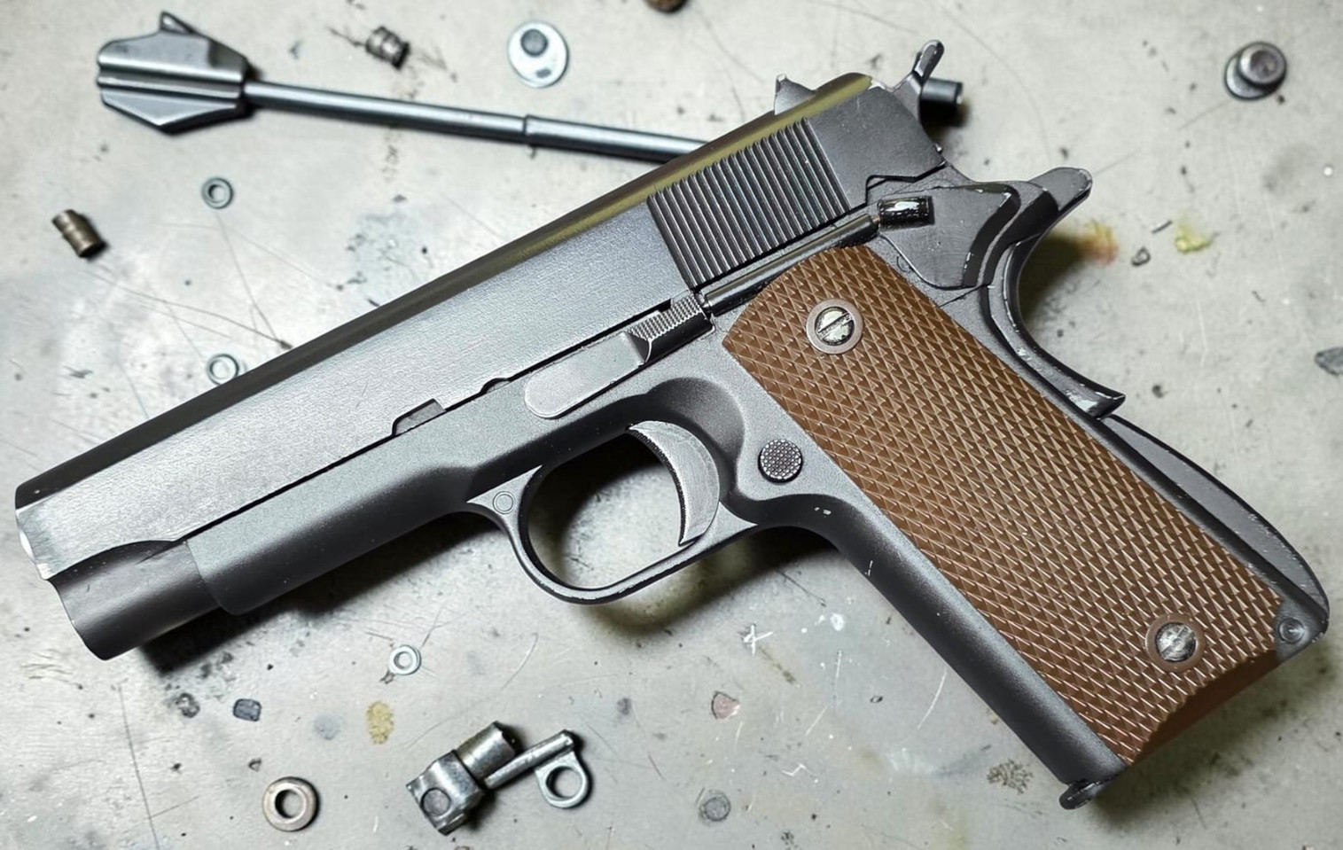 WE 1911 Commander Length Gas Blowback Airsoft Pistol - USEDⓈ