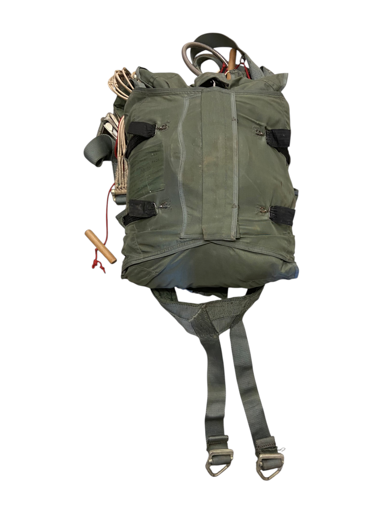 U.S. Armed Forces Parachute Pack W/Padded Parachute Harness