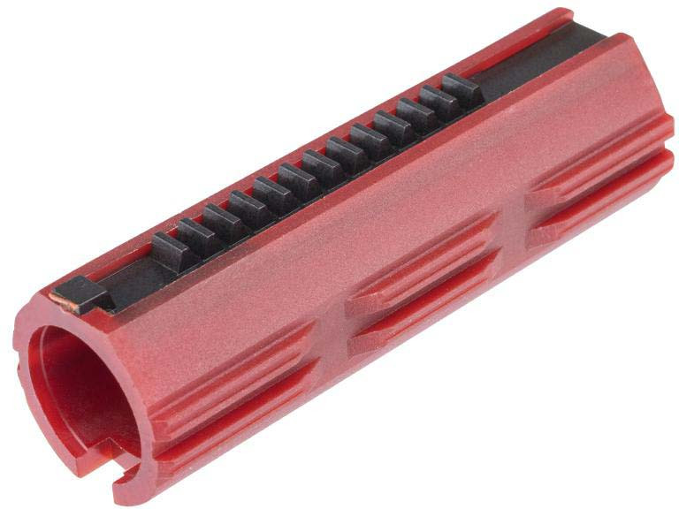 Lonex Extreme Toughness Polycarbonate Piston w/ Steel Teeth Half-Rack for Airsoft AEG Rifles