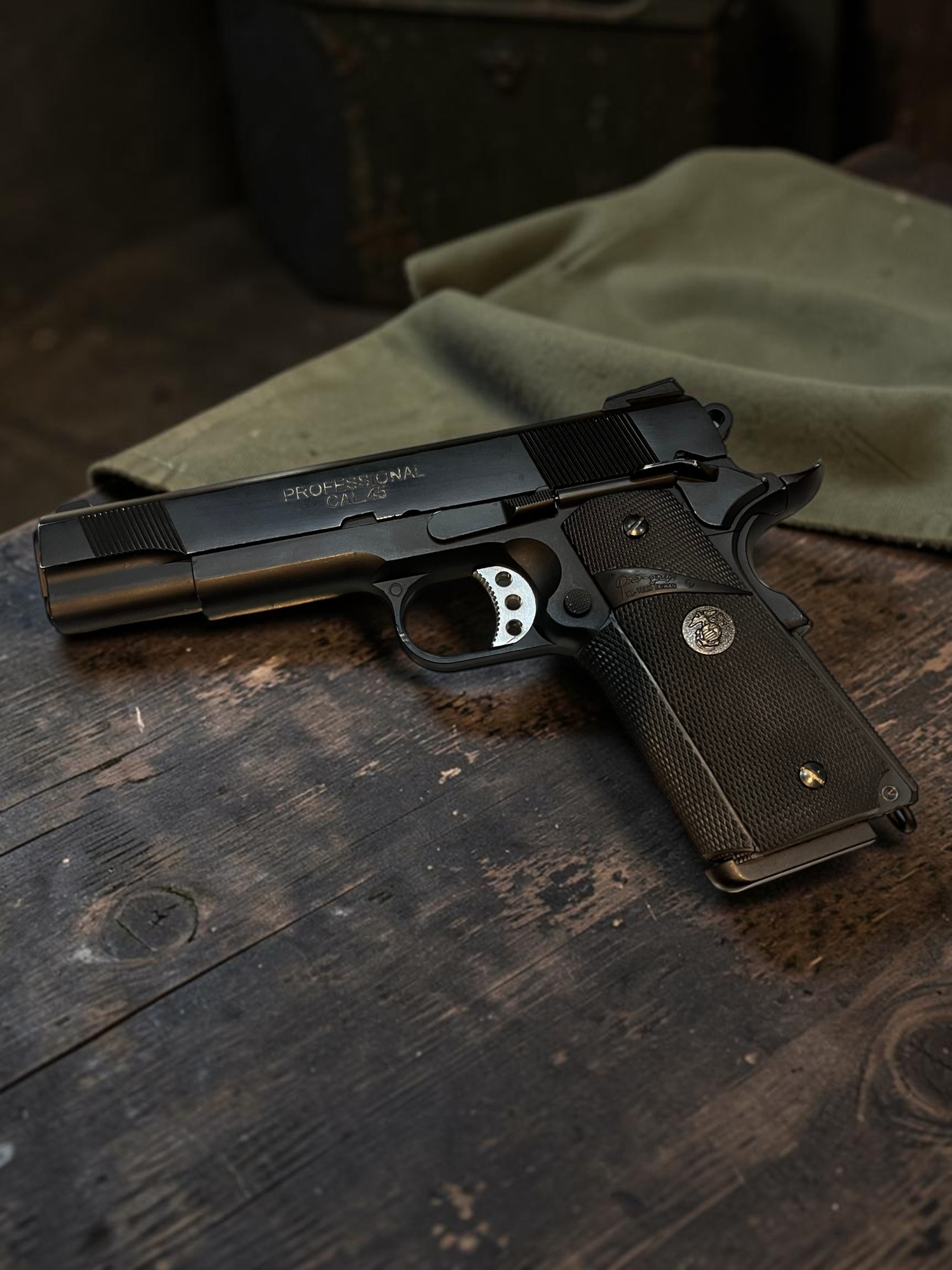 WE 1911 MEU Full Metal GBB Pistol - Black - Used