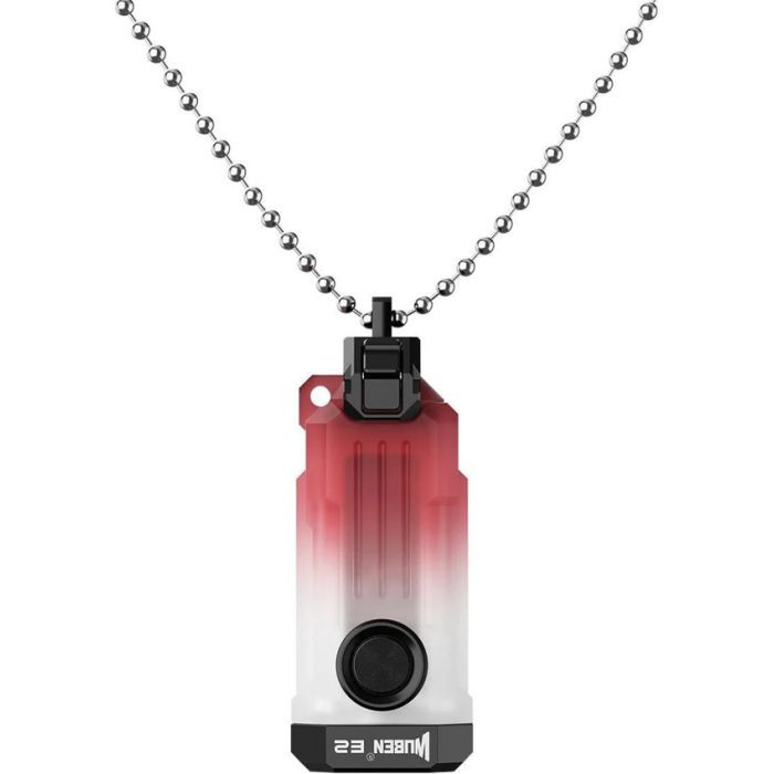 E2 EDC Keychain Flashlight Red