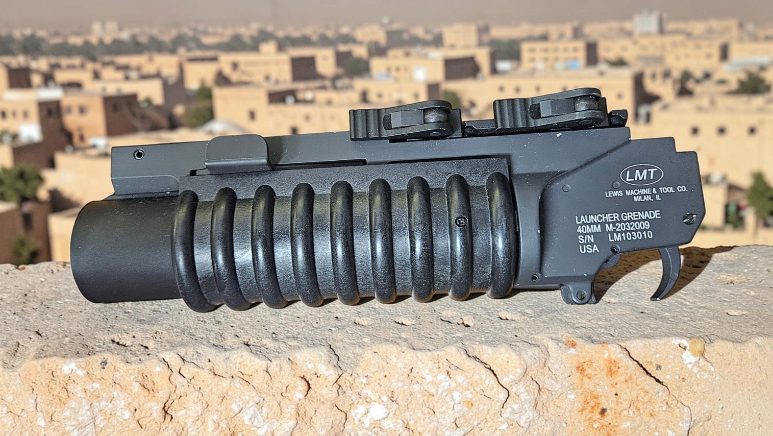 G&P LMT Airsoft Quick Lock QD M203 Grenade Launcher (Extra Short) - USED
