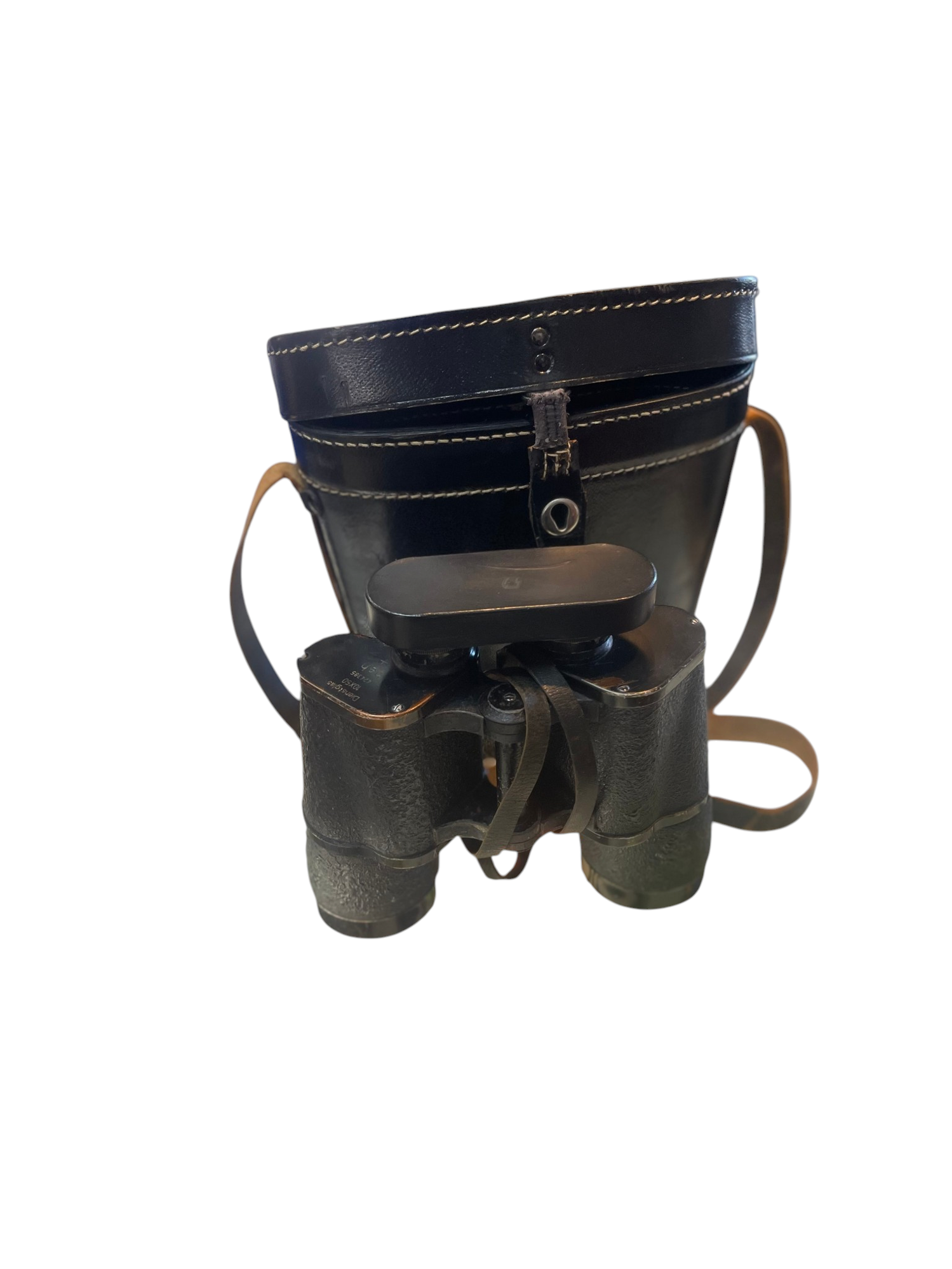 WW2 German 10x50 Dienstglas Binoculars with Leather case