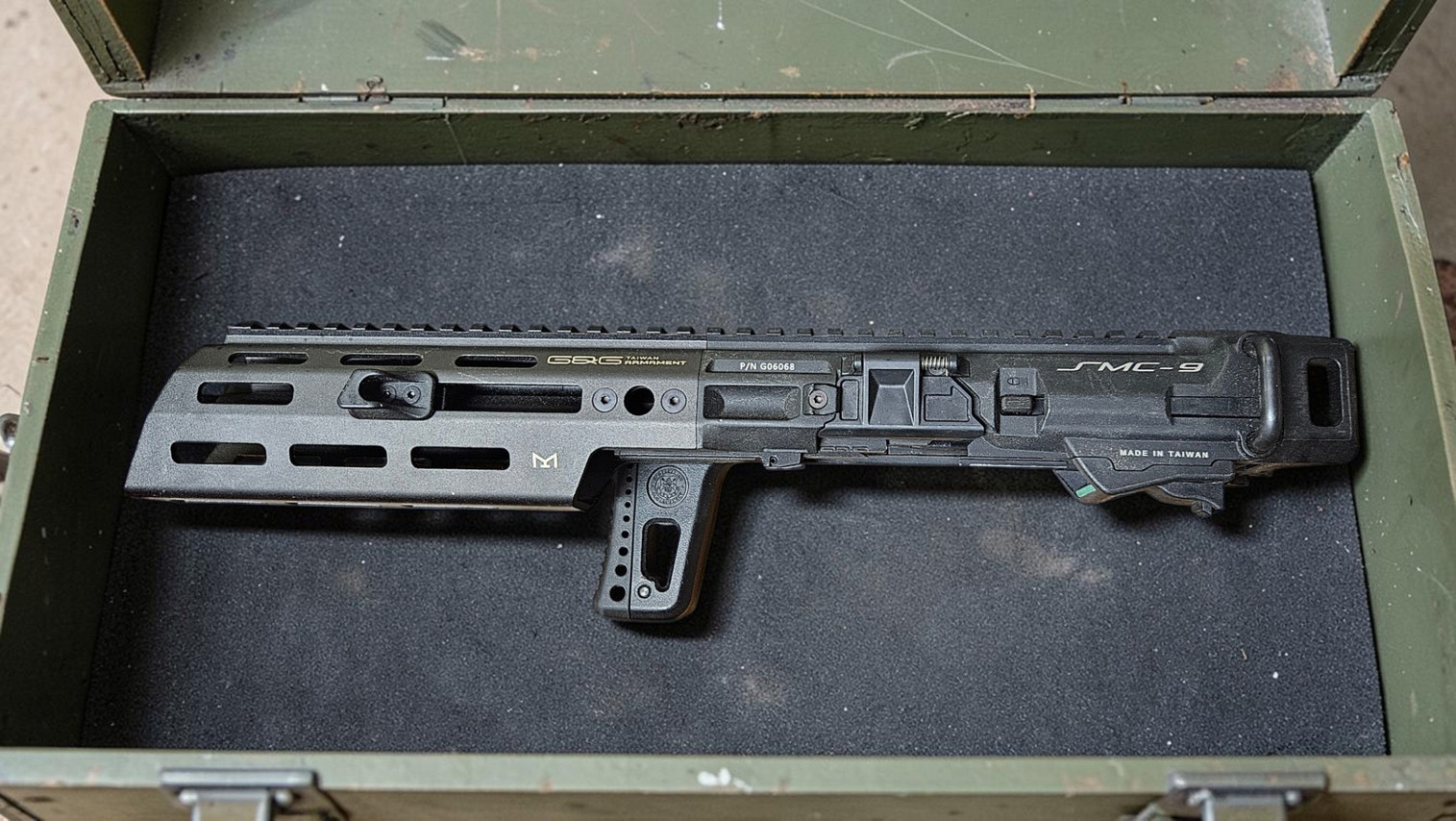 G&G Armament SMC-9 Gas Blowback Pistol Caliber Carbine Conversion Kit for GTP-9 Pistols - USED