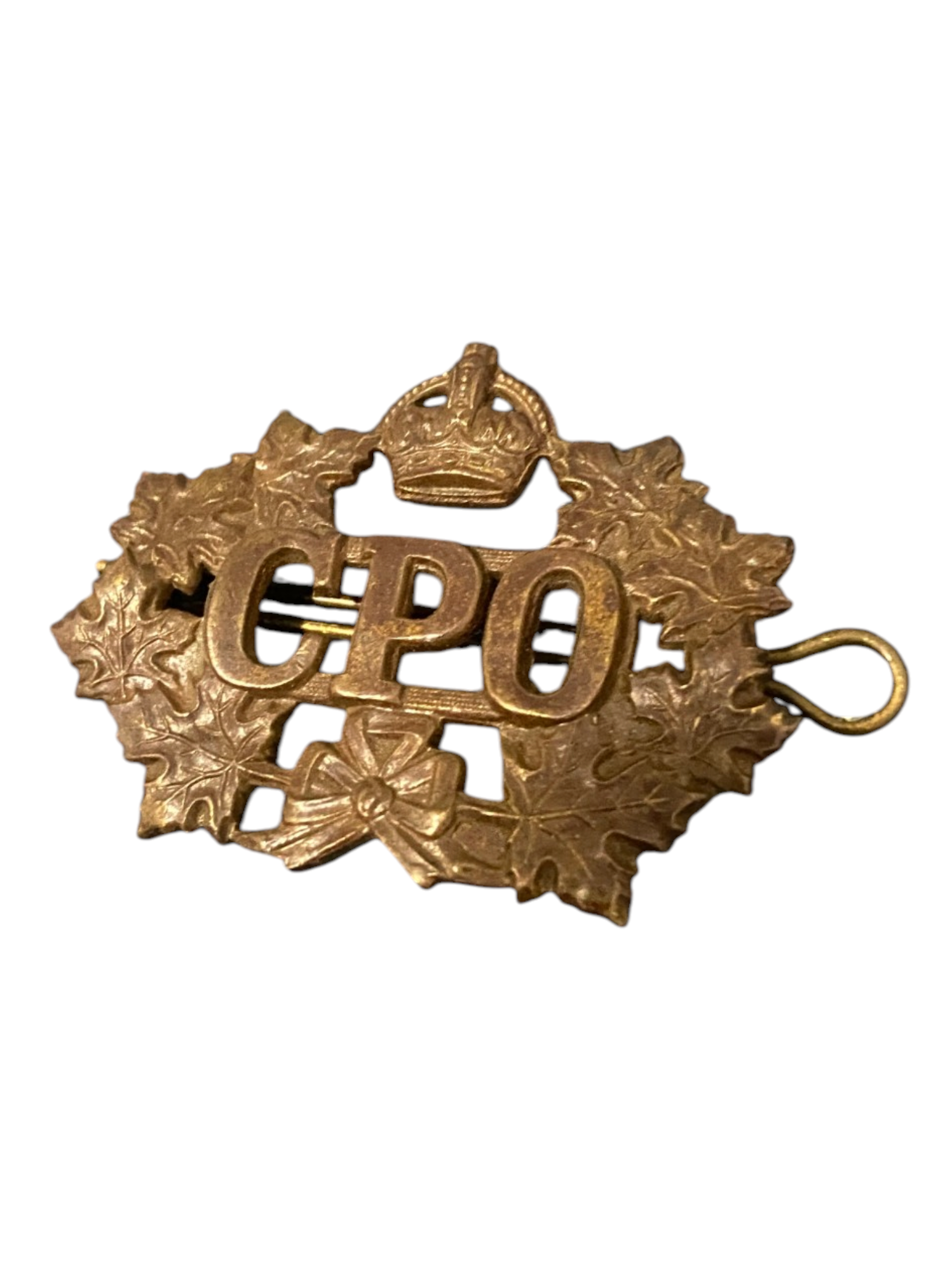 WW2 Canada Post Cap Badge W/Lug Pin