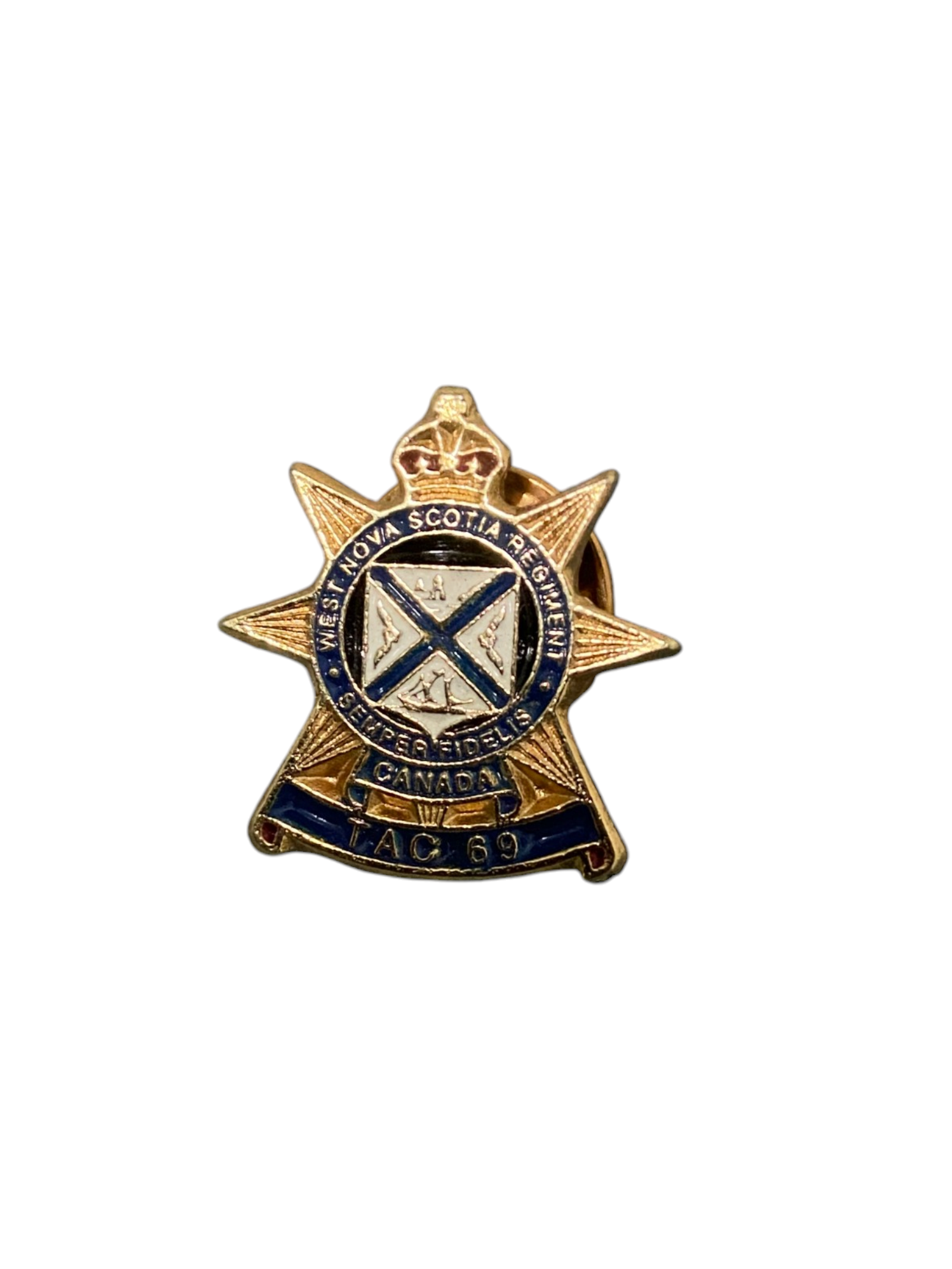 Canadian West Nova Scotia Regiment Pin