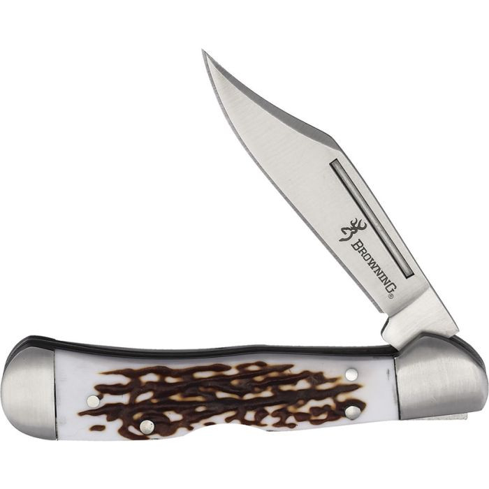 Lockback Imitation Stag