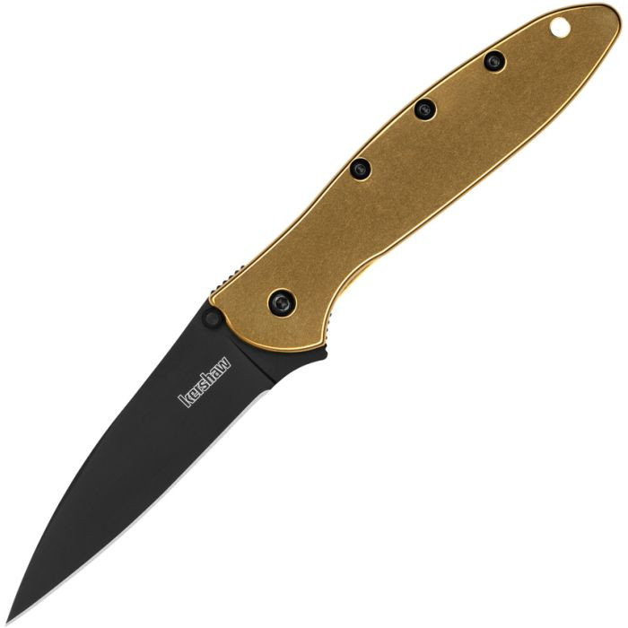 Leek Framelock A/O Gold/Blk