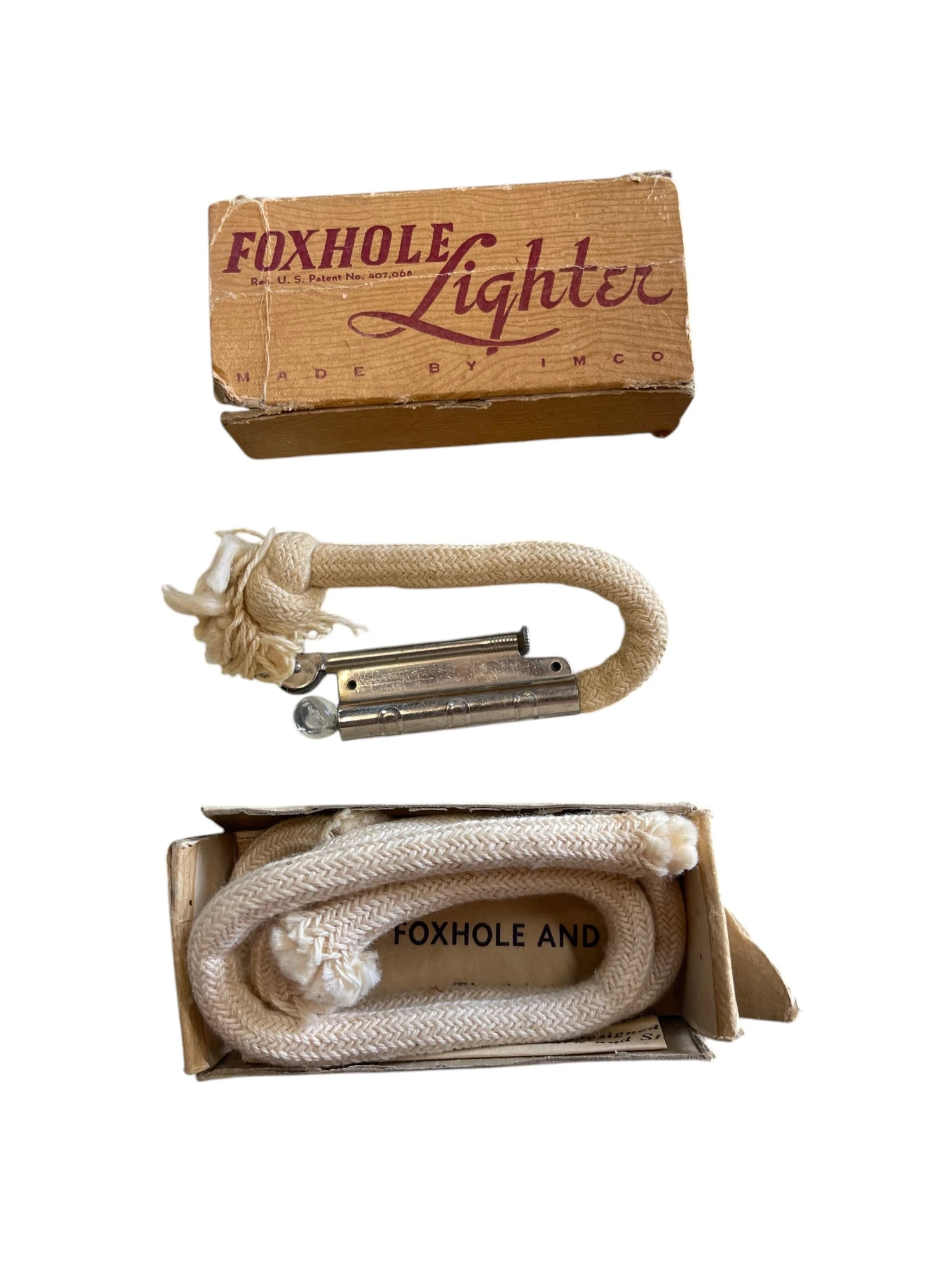 WW2 US Foxhole Lighter made by IMCO