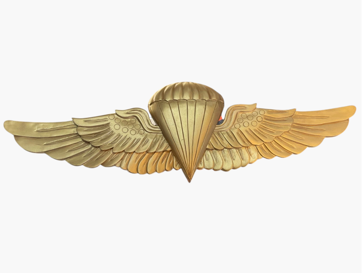 US Navy and Marine Corps parachutist Wings Wooden Plaque
