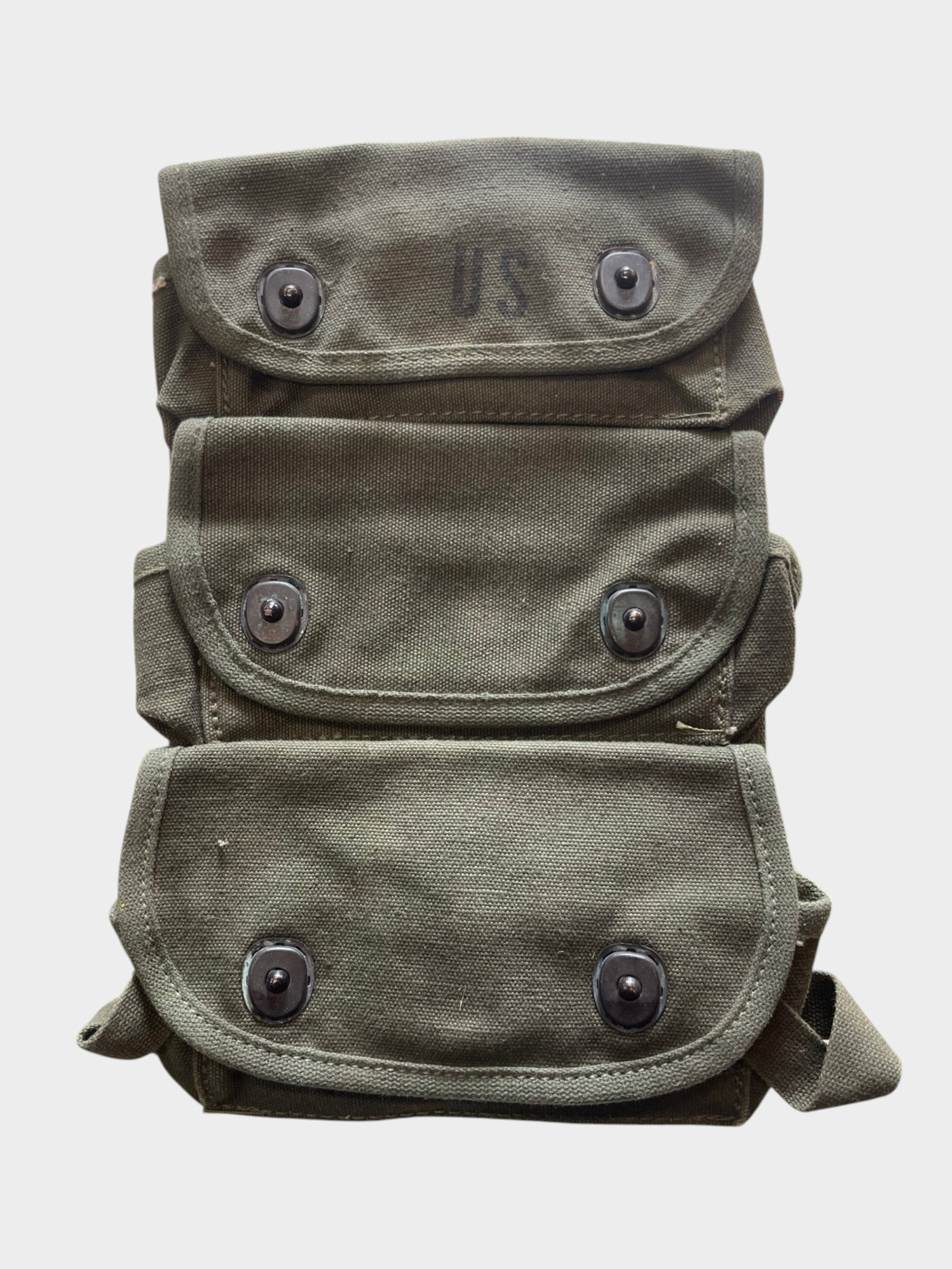 WW2 US 3-Pocket  Grenade Carrier Dated 1944