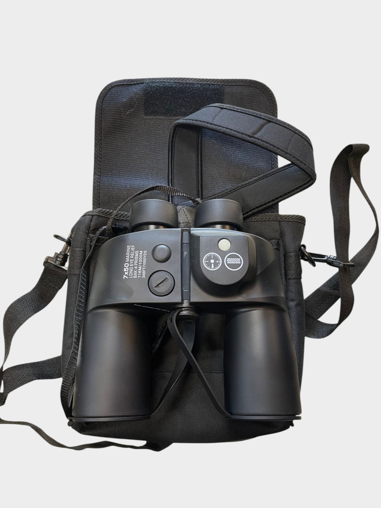 Marathon 7x50 Binoculars with built in compass and reticle