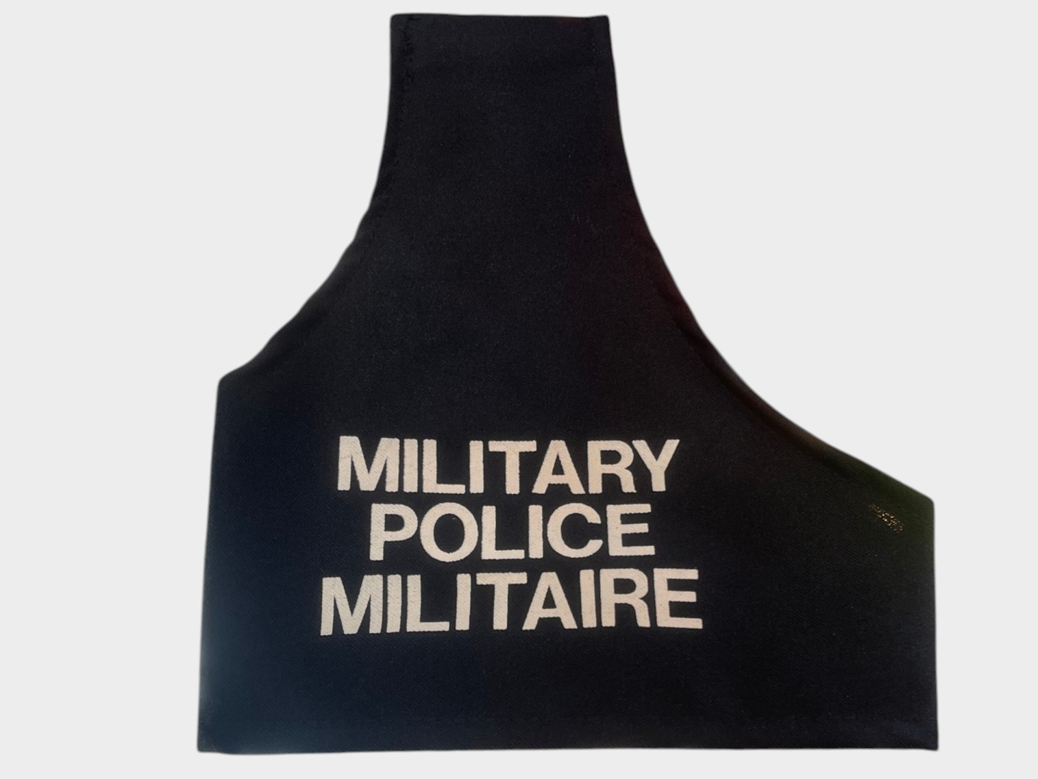Black nylon Tactical MP brassard armband