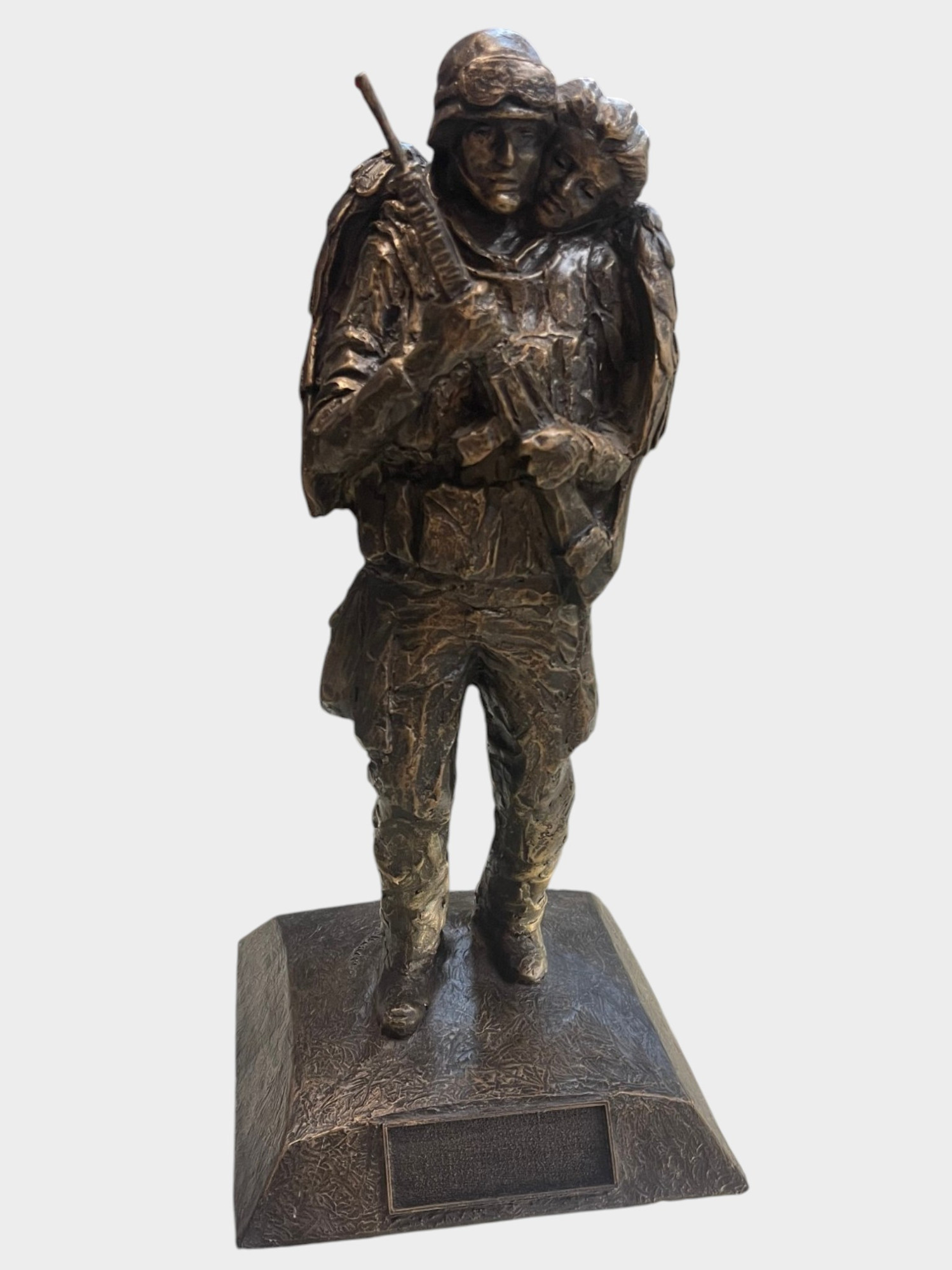 Resin Military Armed Forces sculpture Made by Timber Creek in 2003