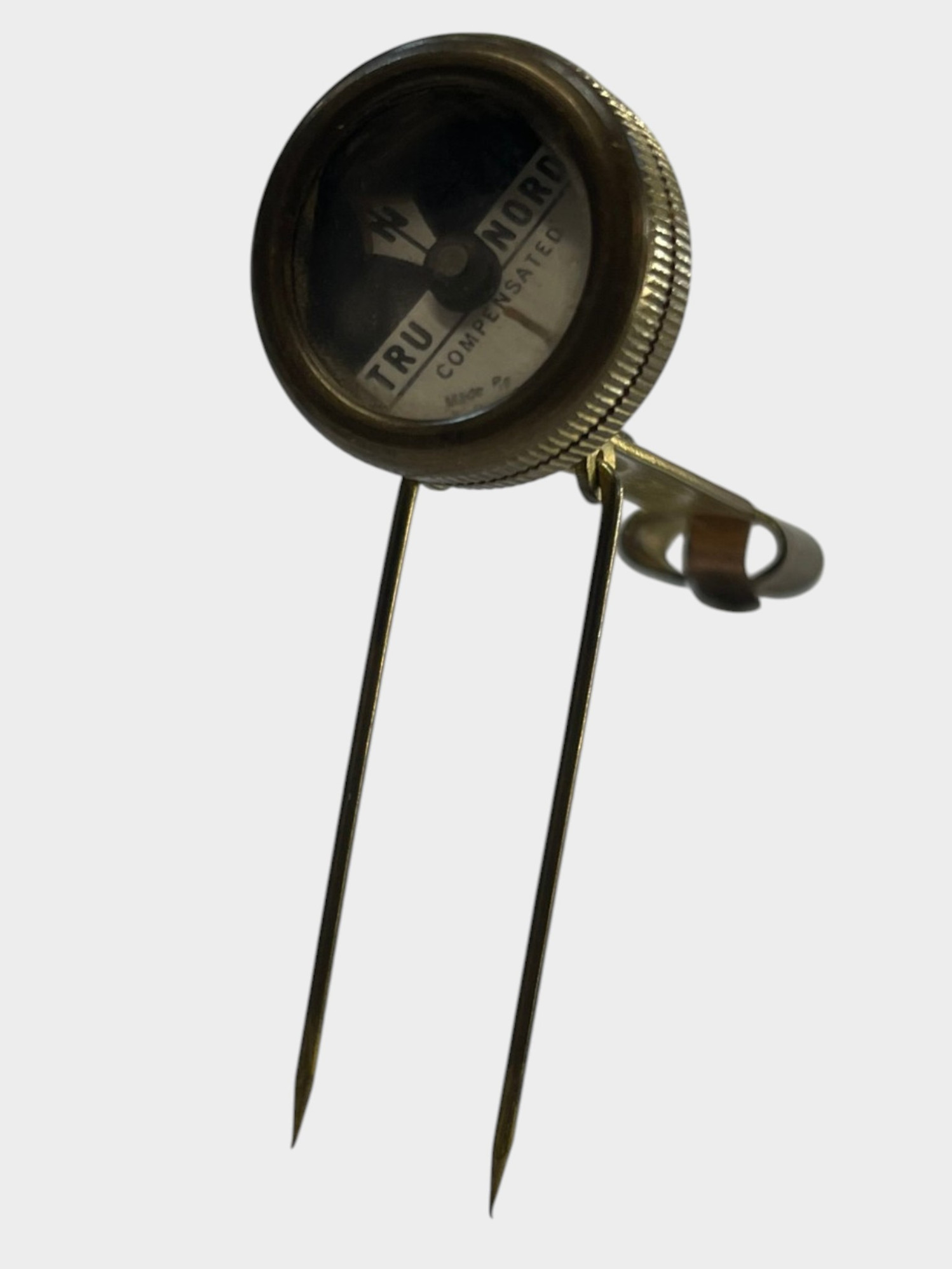 Tru-Nord Compensated Brass Clip-on compass