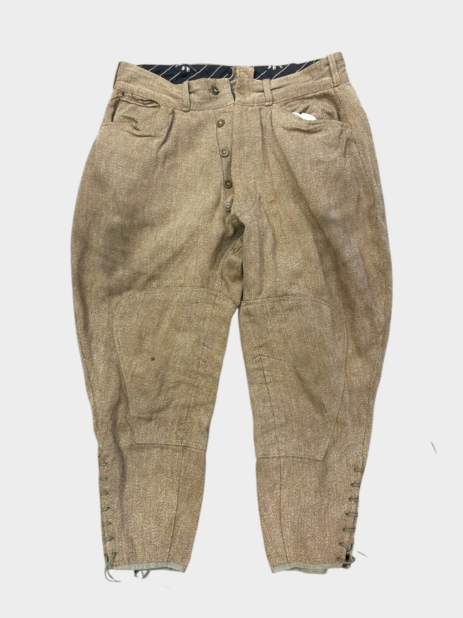WW1 US M-1912 Officers Breeches Trousers Size 32' waste