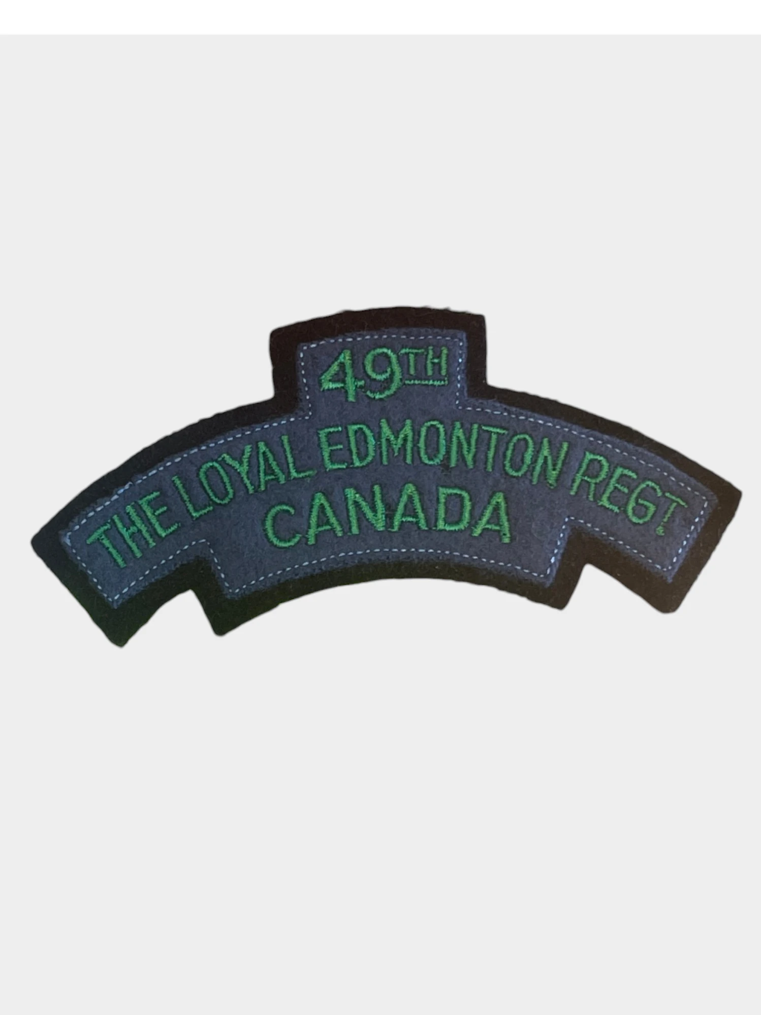 49th The Loyal Edmonton Regt Canada shoulder title
