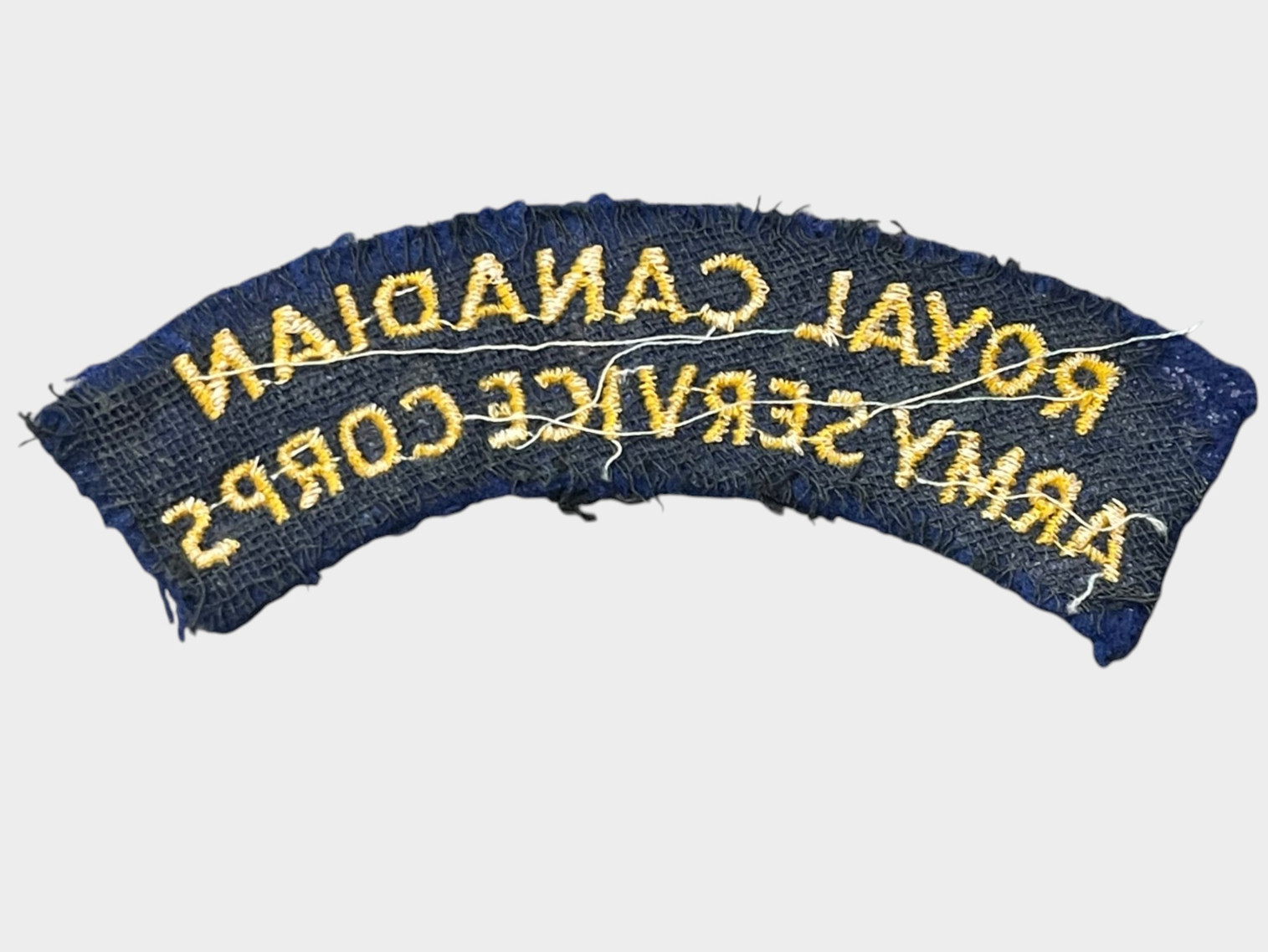 WW2 Royal Canadian Army Service Corps shoulder title