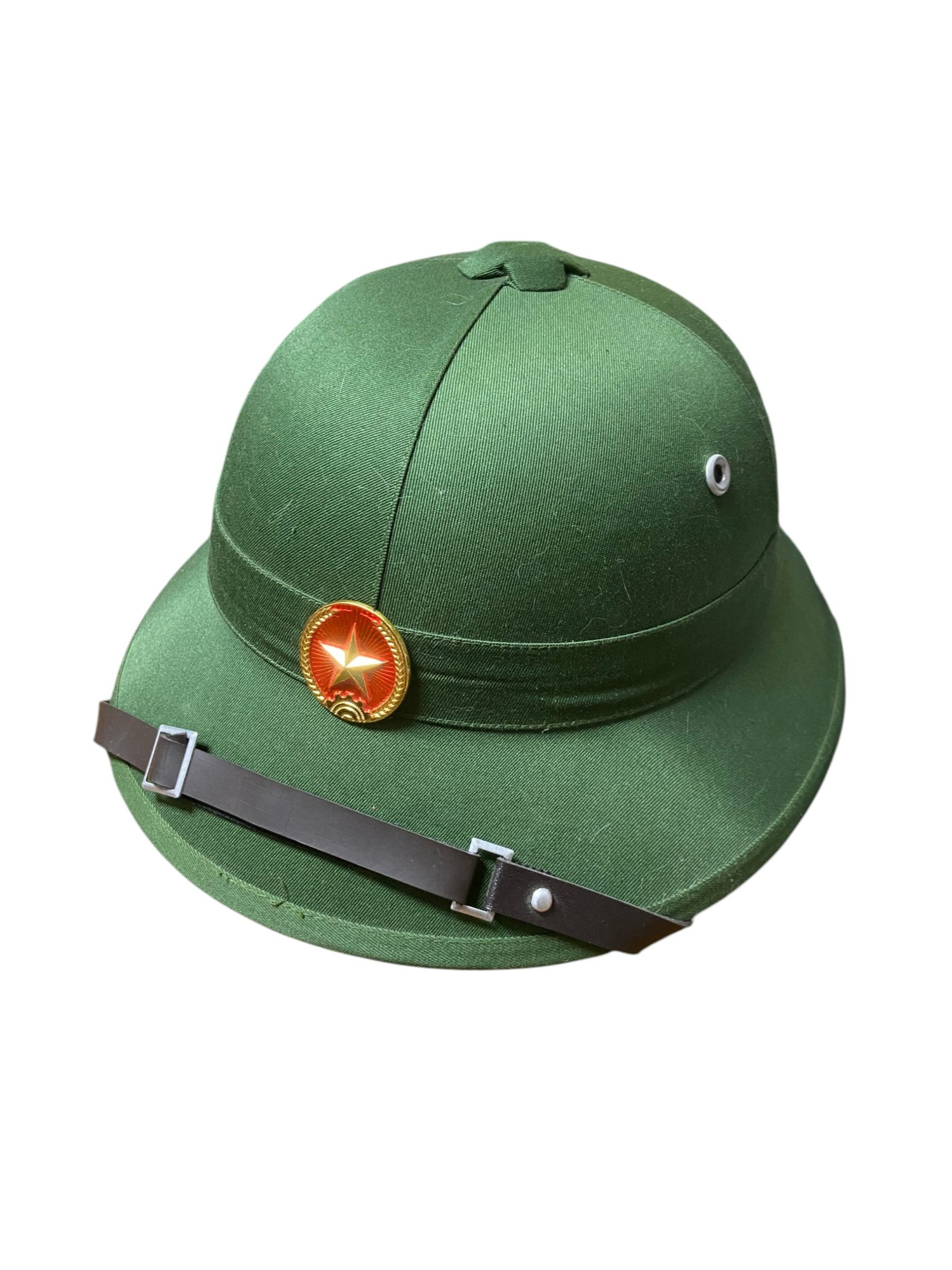 People's Army Of Vietnam Pith Helmet W/Insignia