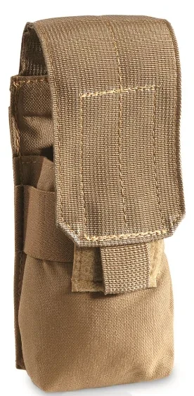 U.S. Armed Forces MOLLE II Single/Double Magazine Pouch - Coyote