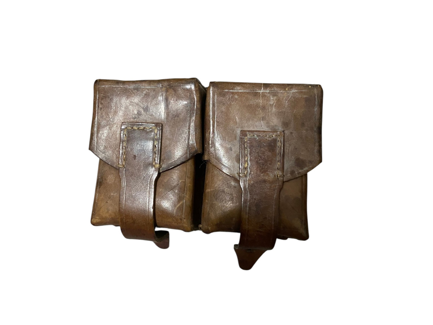 Yugoslav People's Army Mauser Double Leather Pouch