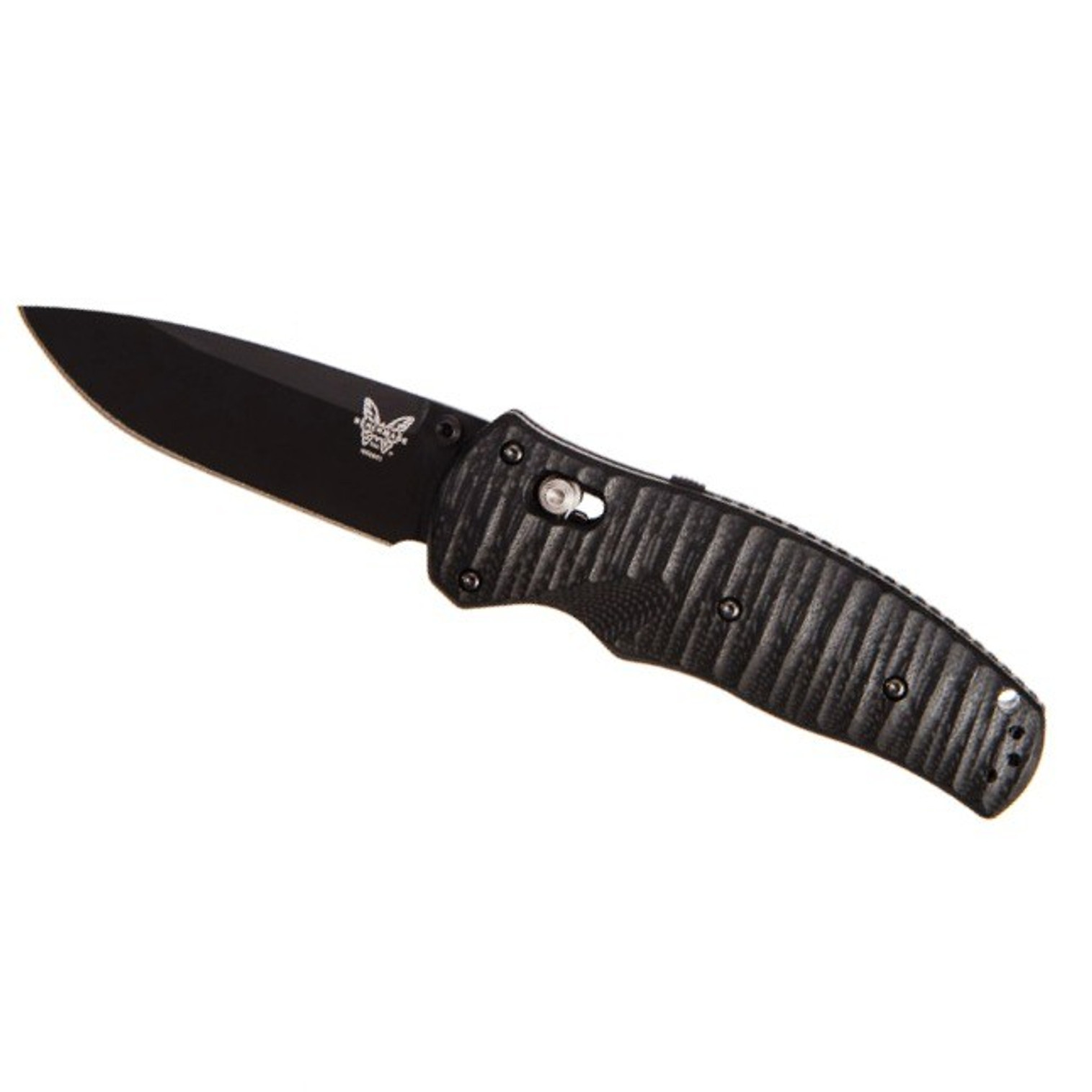 Benchmade Volli Plain Edge Blade Assisted Opening - Black