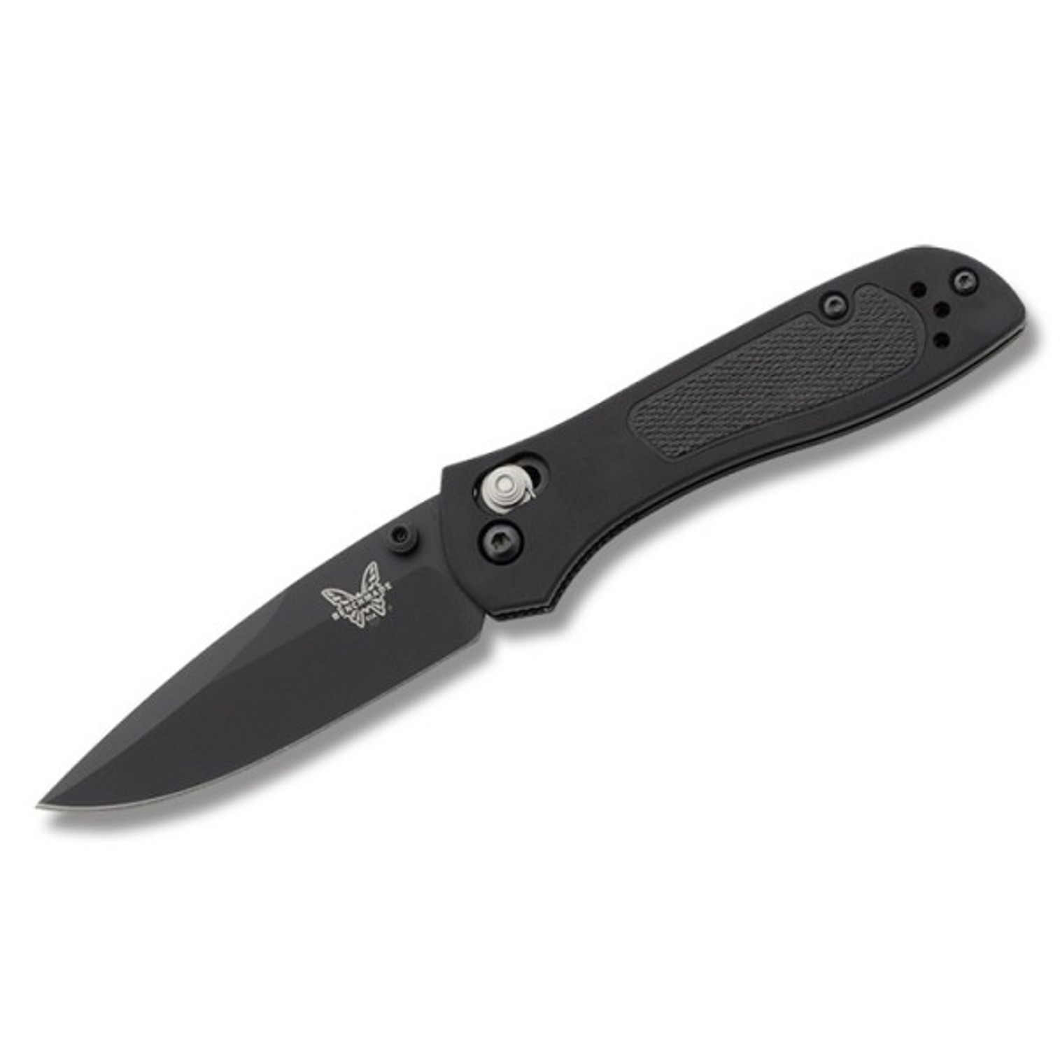 Benchmade 707BK Sequel Black Plain Edge Folding Knife