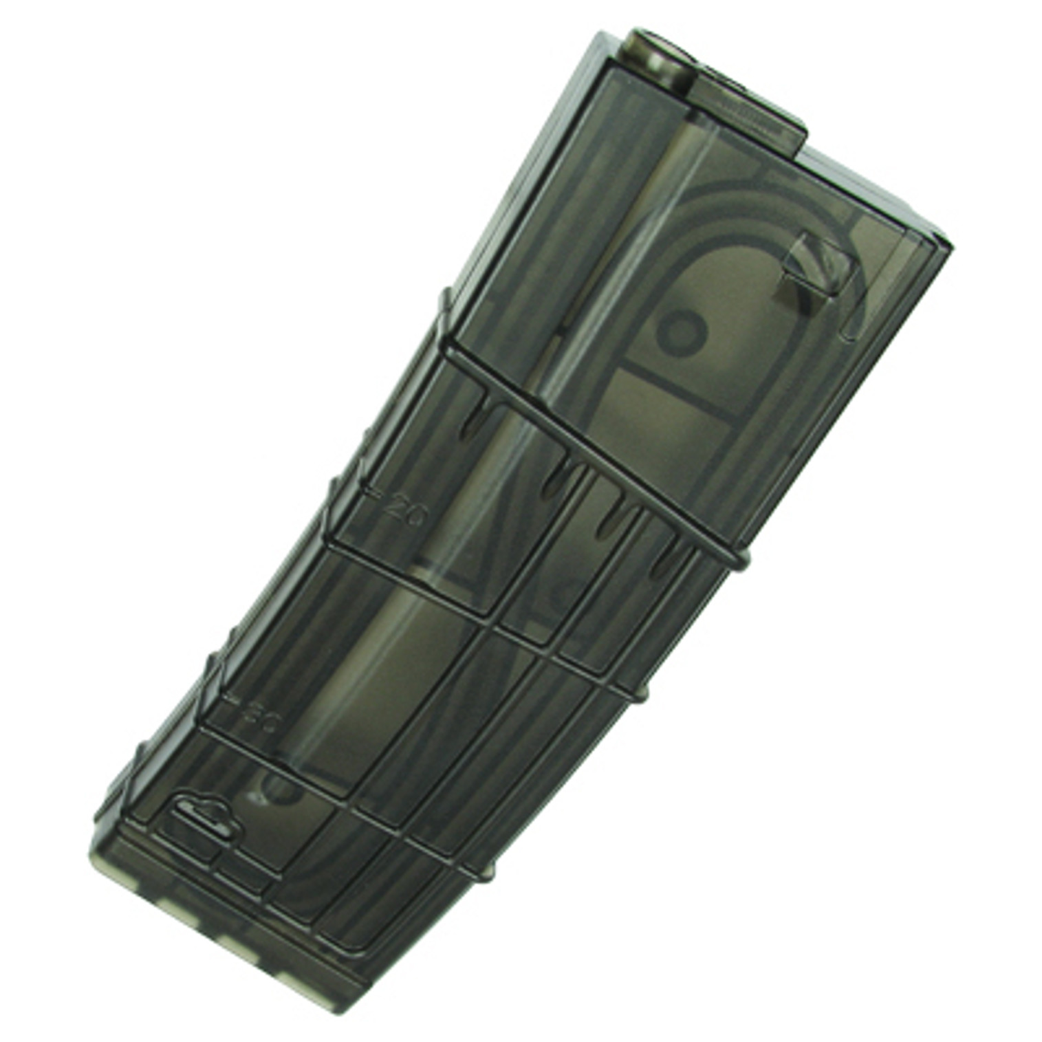 King Arms M4 130 rounds L5 Style Translucent Magazine for M4 Series Airsoft AEG (One)