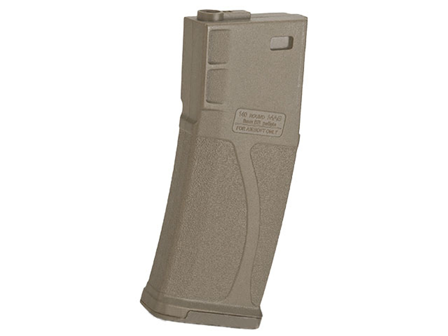 Blue Box 140rd Polymer Midcap Magazine for M4 / M16 Series Airsoft AEG Rifles - Tan / One