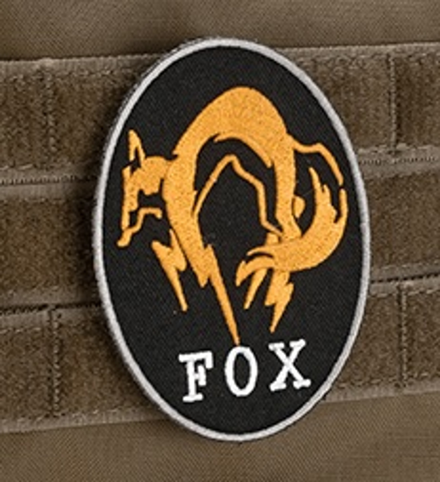 High Quality Embroidered IFF Hook and Loop Patch - FOX