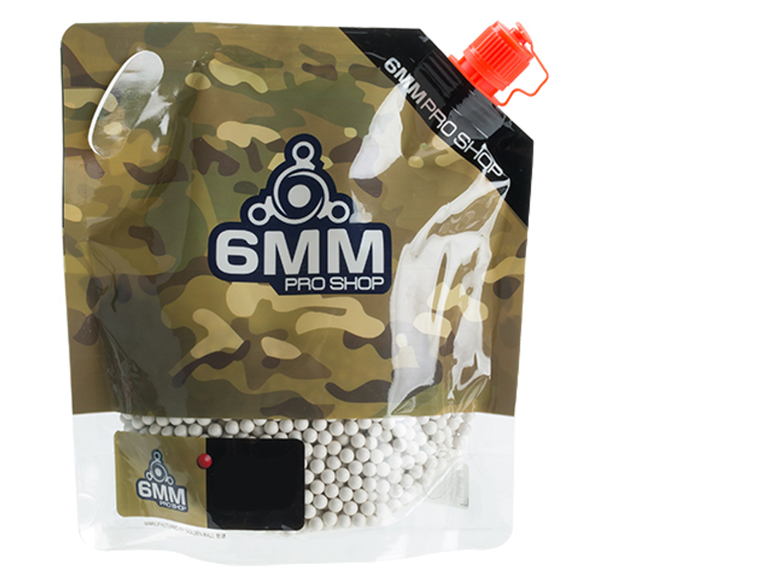 6mmProShop Pro-Series 6mm Premium High Grade High Strength Airsoft BBs - 0.23g White (3000)