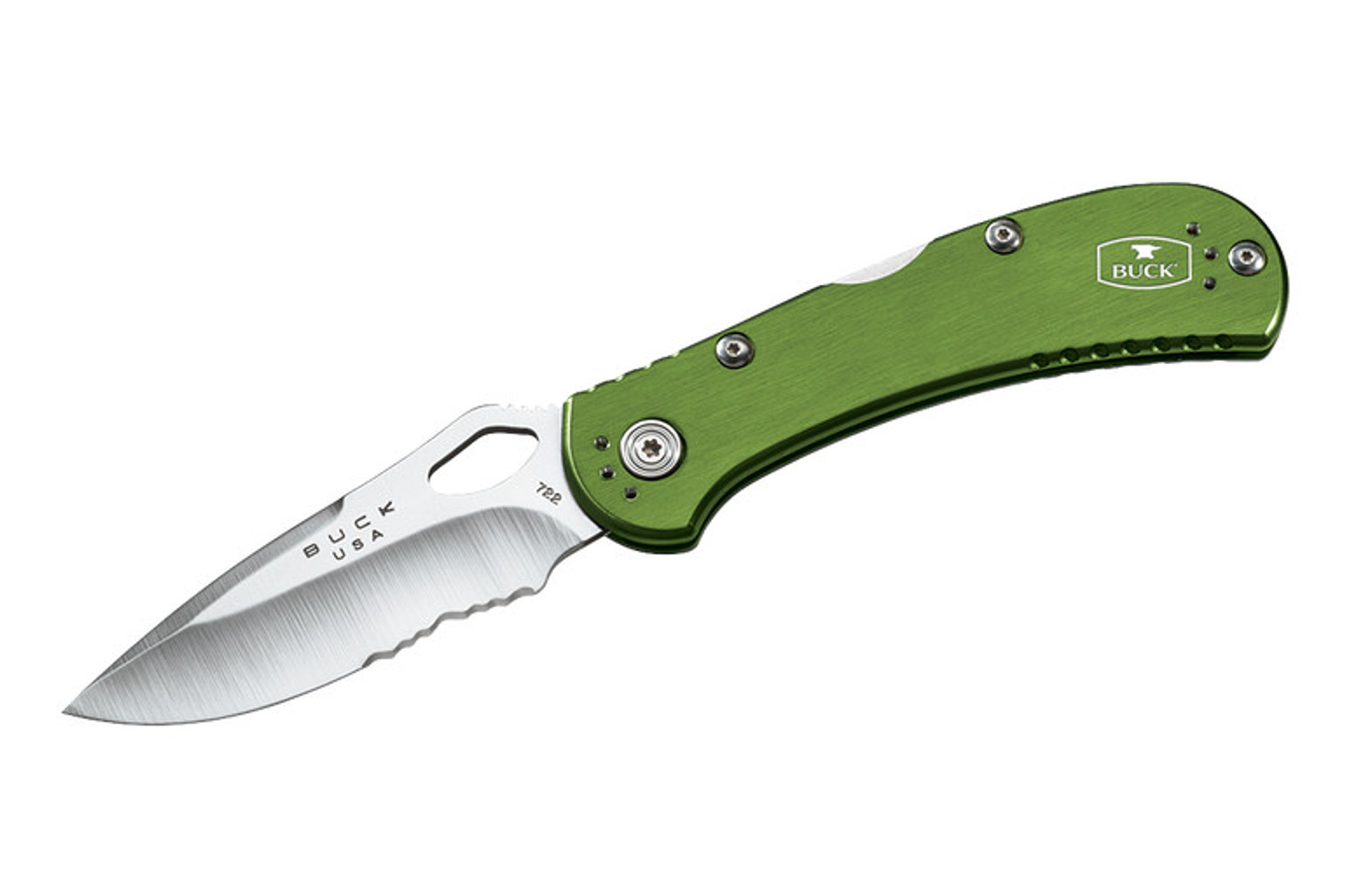 Buck Knives 0722GRX1 Spitfire Folding Knife Green
