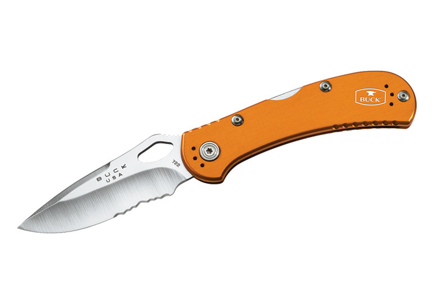 Buck Knives 0722ORX1 Spitfire Folding Knife Orange