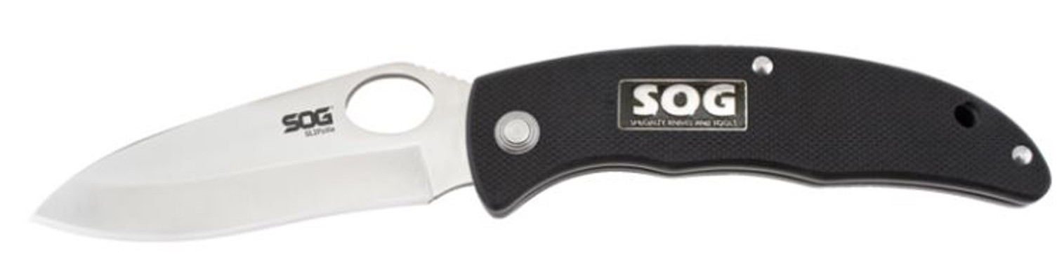 SOG SP51 SlipZilla Satin Slip Joint w/G-10 Handle