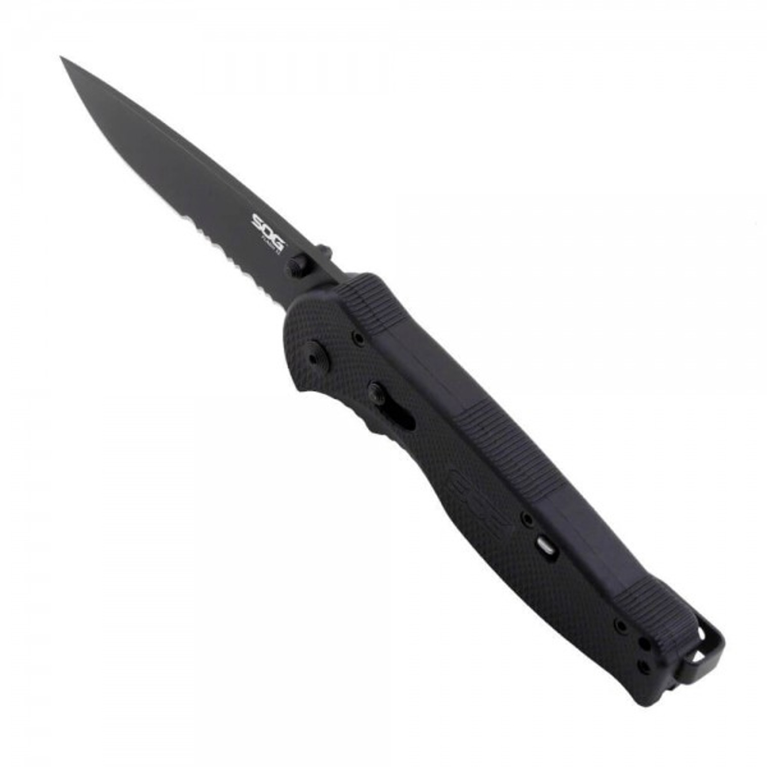 SOG Flash II TFSA98 Black TiNi Assisted Opening