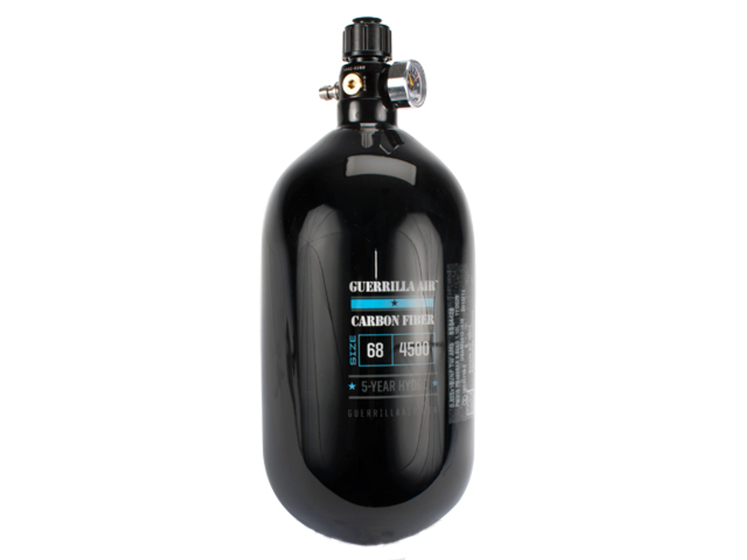 First StrikeGuerilla Air Myth 684500 HPA System Carbon Fiber Tank with 4-Port Regulator