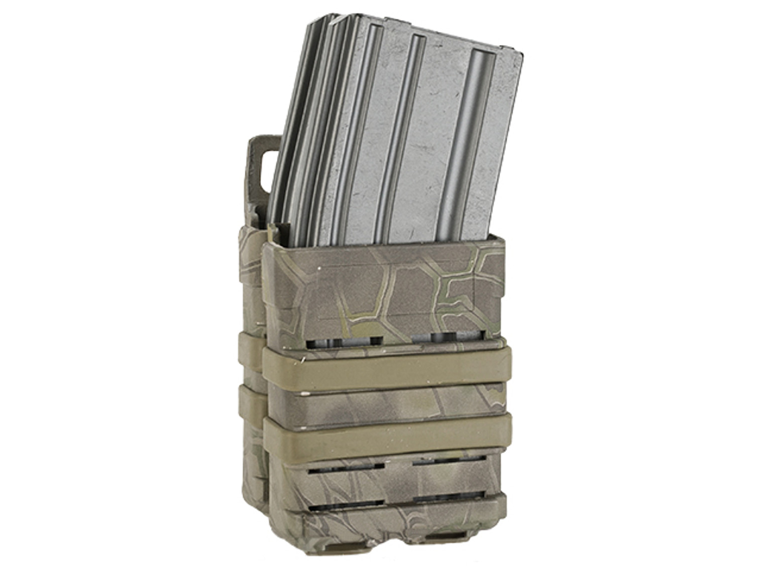 Avengers Fast Hard Shell Magazine Holster - 2x Rifle Mag Configuration (Woodland Serpent)