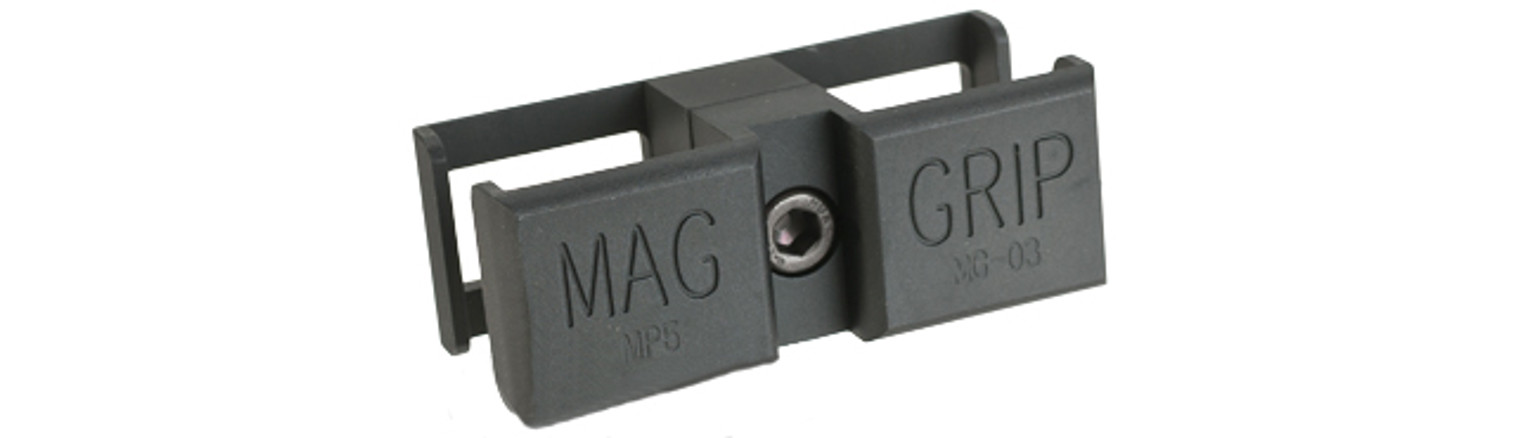 Avengers MP5  MP5k Metal 9mm Magazine Coupler  Mag Clamp - Black