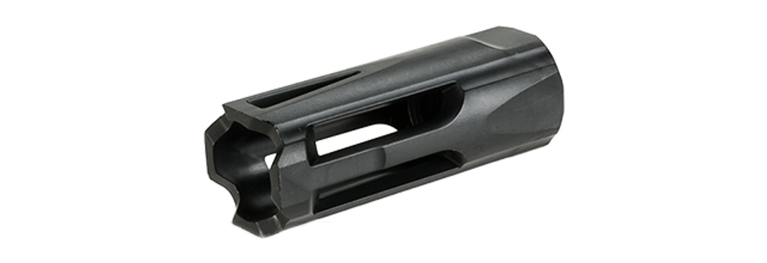 Krytac Black Flash Hider 14mm Negative and Set Screw