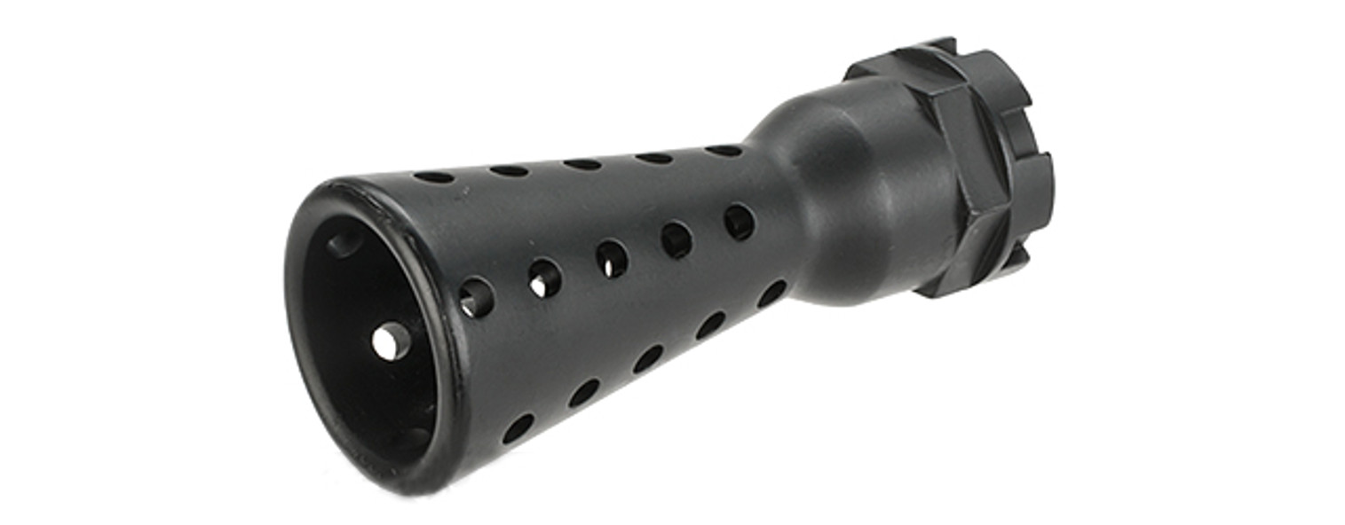 Matrix ZB26 Style Flash Hider for 14mm- Airsoft AEG's - Black