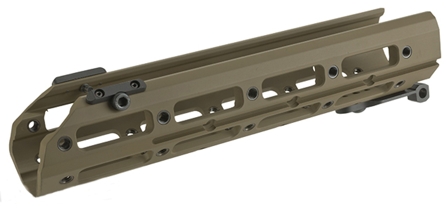 WE-Tech Replacement 9.5" Modular Handguard for MSK Series Airsoft GBB Rifles - Part# 11 (Tan)